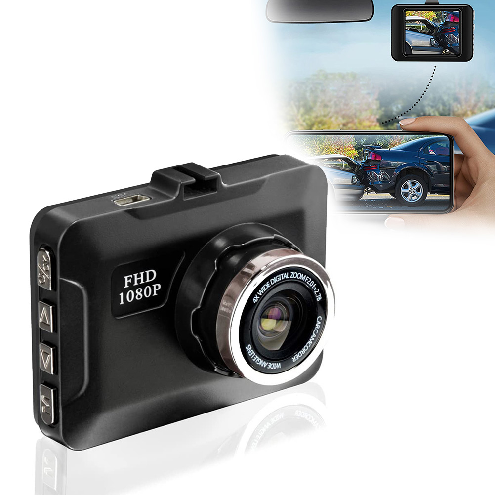 Fhd 720p Dashcam Für Autos (verbessertes Modell 2022) Mit 2-zoll-minibildschirm Und Nachtsichtfunktion.