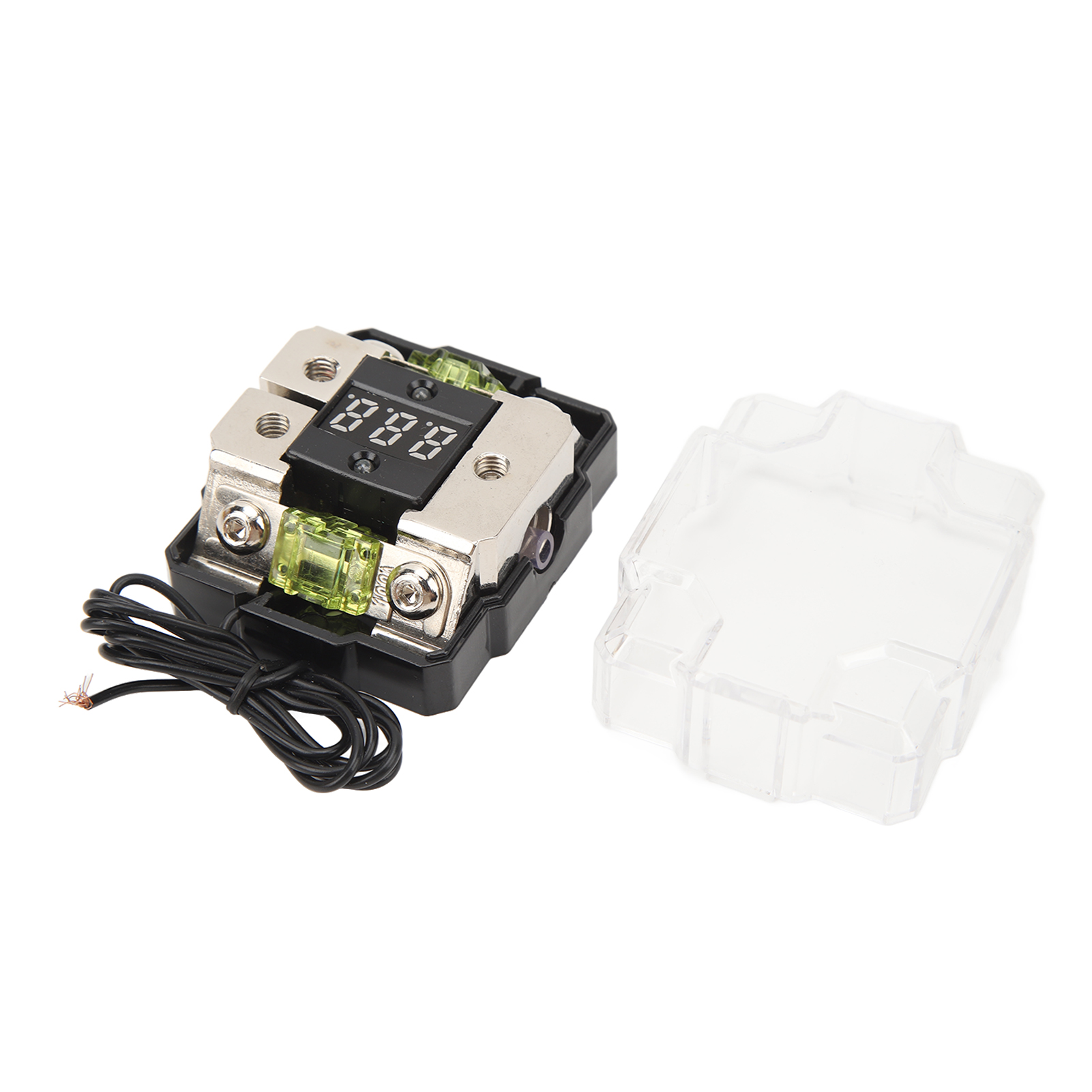 Audio-sicherungshalter Für Auto, Boot, Yacht, Wohnmobil, 4ga, Ein-/ausgang, 100 A, Digitalanzeige, Stereo-verteilerbox