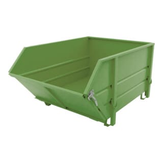 Bauer Baustoffbehälter BBK 100, lackiert, Resedagrün