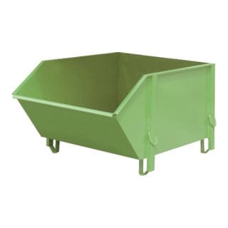 Bauer Baustoffbehälter BBG 100, lackiert, Resedagrün