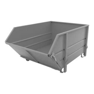 Bauer Baustoffbehälter BBK 100, lackiert, Mausgrau