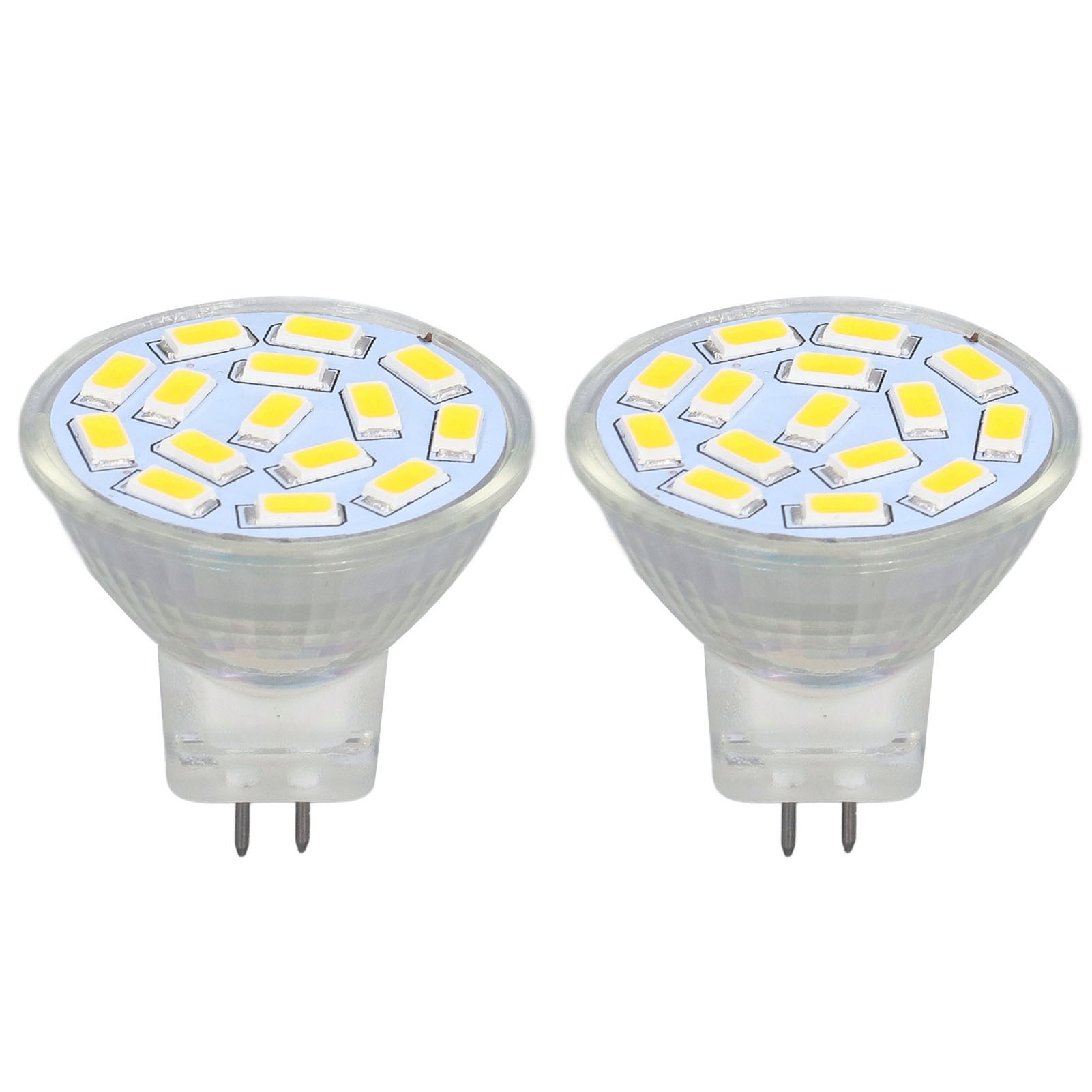 2er-pack Mr11 12v 3w Led-lampen, Keramiksockel, Uv-frei, Augenschonend, Für Schlaf- Und Wohnzimmer, Warmes Licht (3000k)