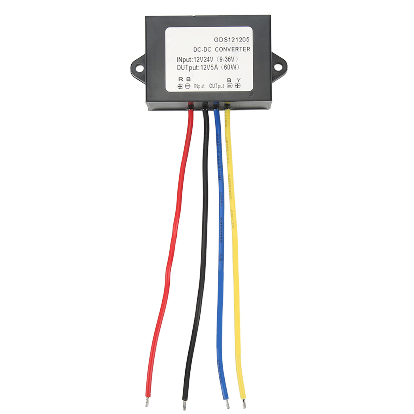 Dc/dc-spannungsreglermodul, Wasserdichtes Polypropylengehäuse (ip67), 12v/24v/9-36v-wandler, 5a