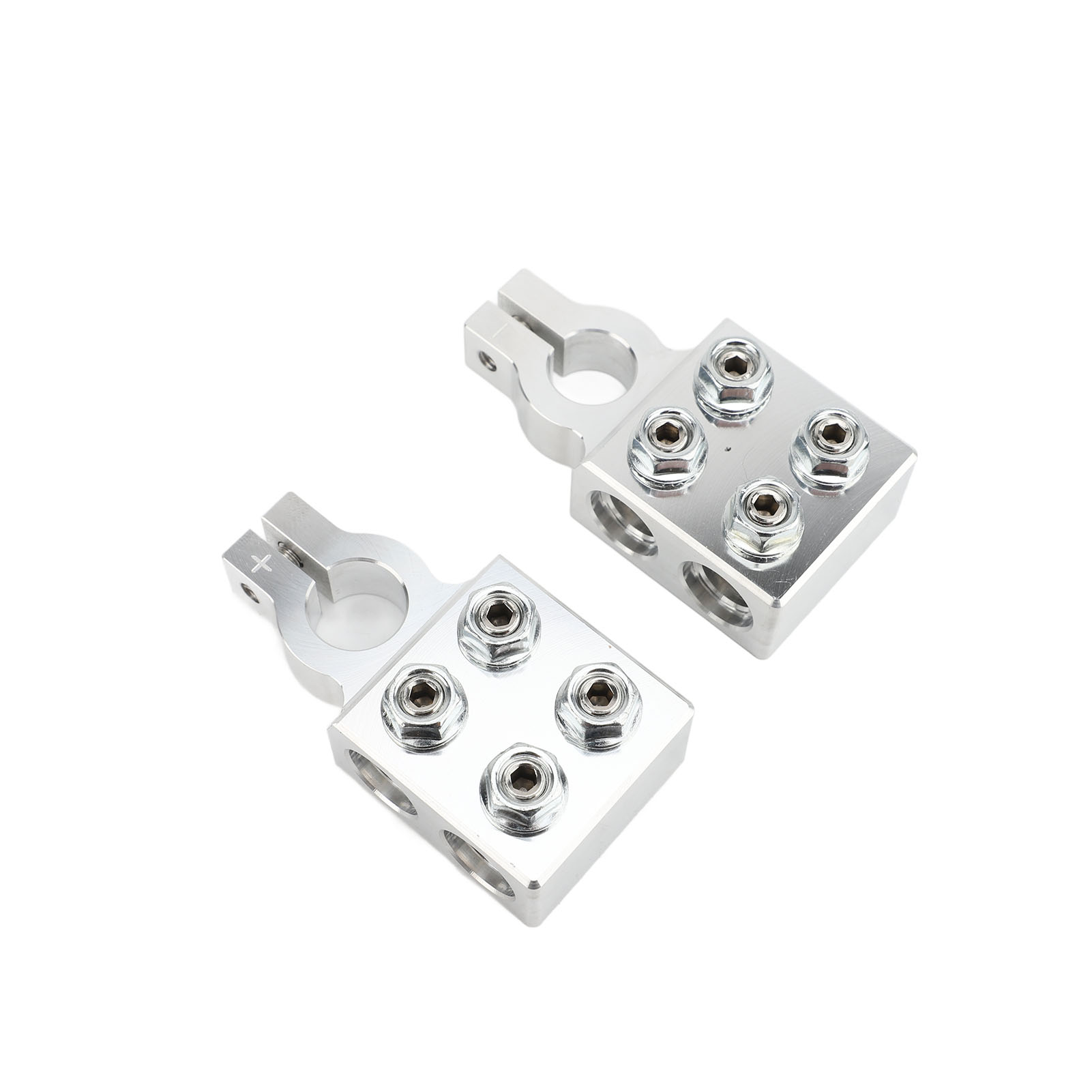 8-polige 12-24v-batterieklemmen, Plus- Und Minus-klemmen Für Autoradios