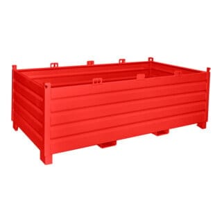 Bauer Sammelbehälter-System SBS 2000, lackiert, Feuerrot