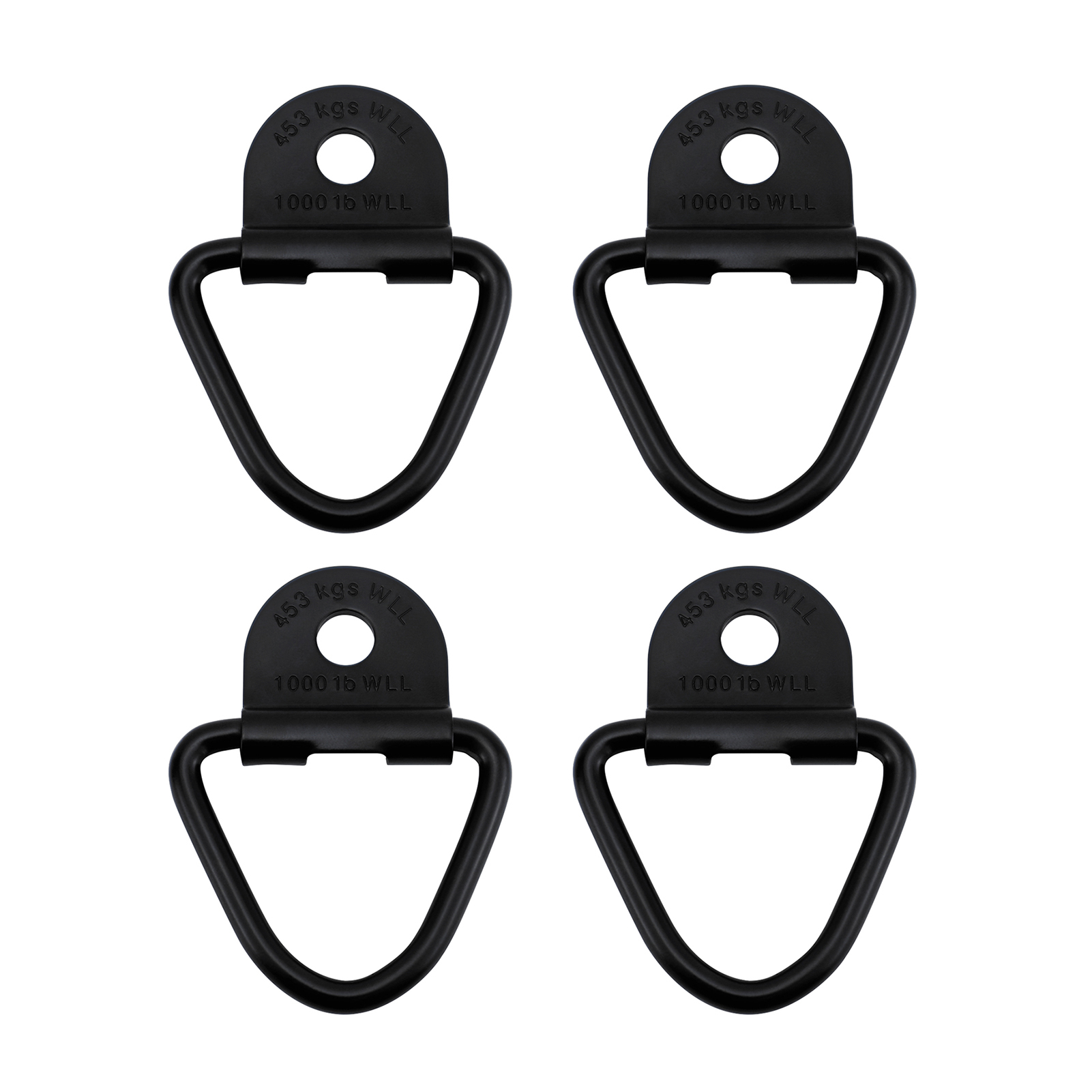Verankerungspunkte Für Lkw, Pickups Und Anhänger: Robuste D-ringe Aus Legiertem Stahl, Geeignet Zum Ziehen Und Aufhängen Von Ladung. 4er-pack.