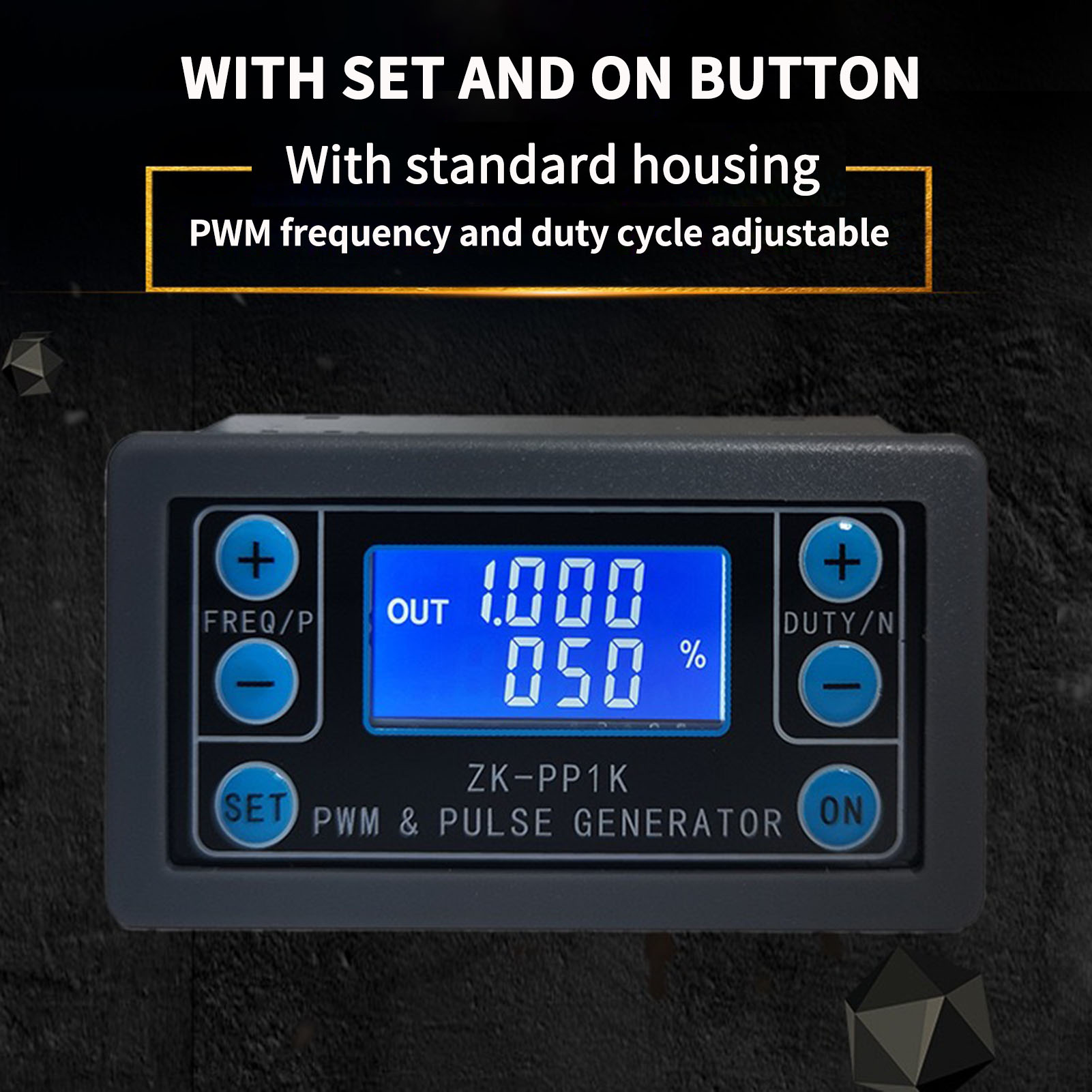 Dual-mode-lcd-pwm-signalgenerator, Einstellbare Pulsfrequenz Und Tastverhältnis, Rechtecksignal 0 Hz - 150 Khz