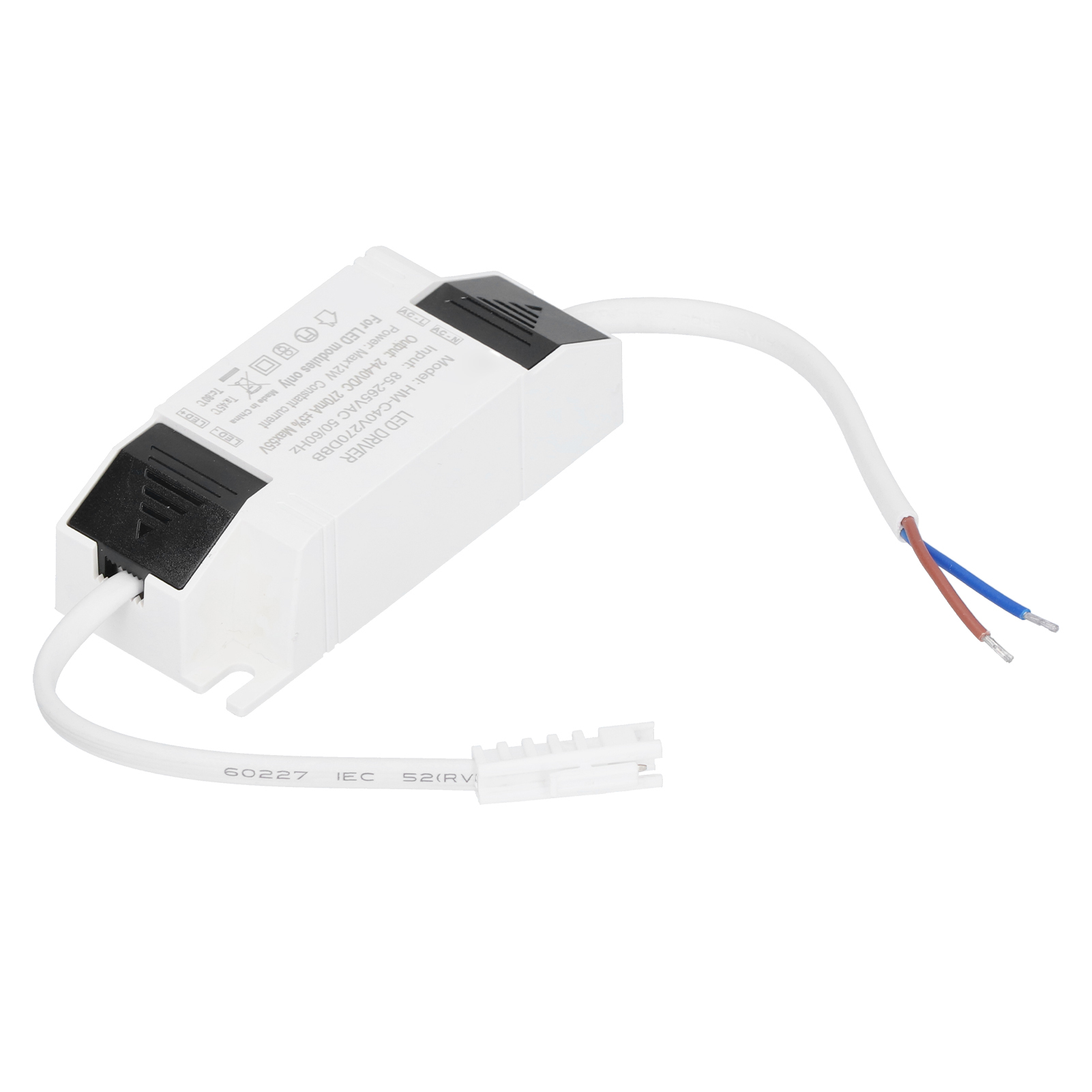 12-w-led-treiber Mit Konstantstrom 270 Ma, Ac-eingang 85–265 V, Dc-ausgang 24–40 V, Netztransformator