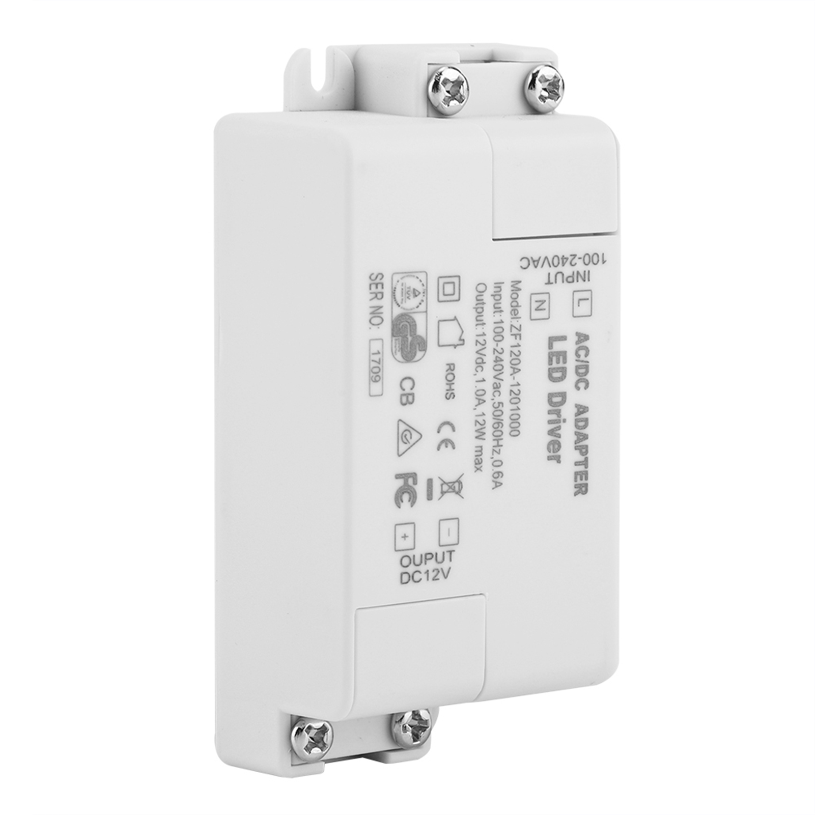Schaltnetzteiltransformator Für 12-v-smd-leds (12 W), Wechselstrom 100–240 V Auf Gleichstrom 12 V