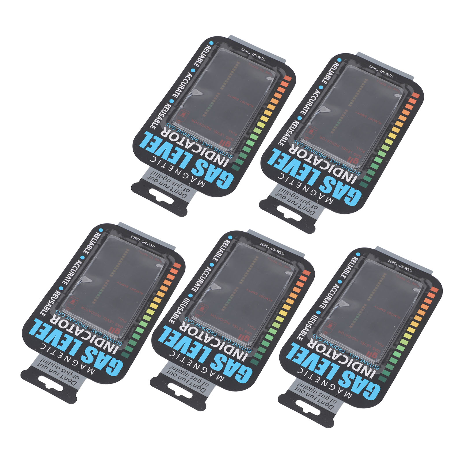 Set Mit 5 Gasfüllstandsanzeigern, Tragbare Magnetische Propangasanzeiger Für Camping Und Reisen