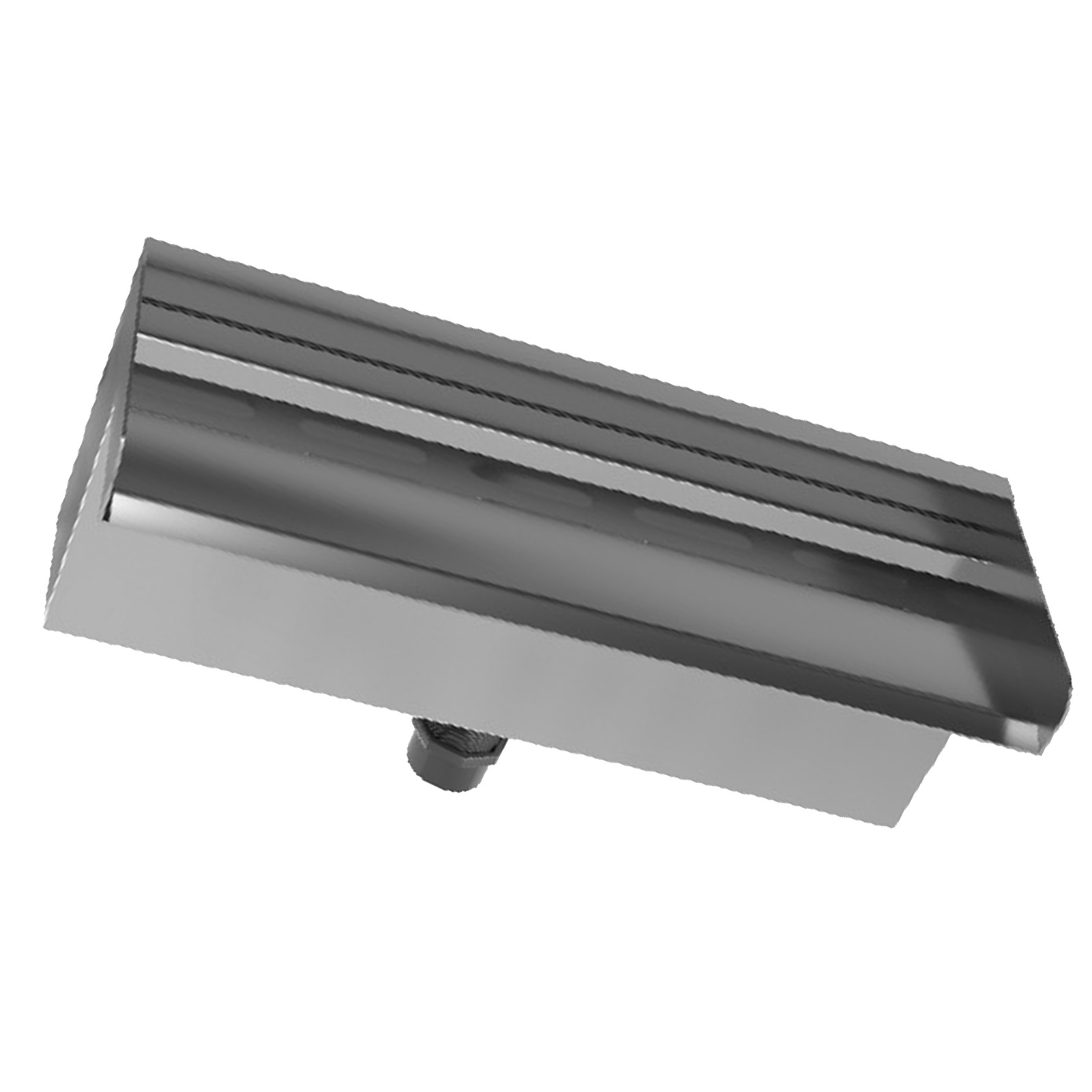Auslauf Aus Edelstahl 304 Mit Anschlussstück, Kaskadenförmiger Wasserstrahl Für Gartenbrunnen, Landschaftsgestaltung Oder Schwimmbecken, 400 Mm / 15,7 Zoll