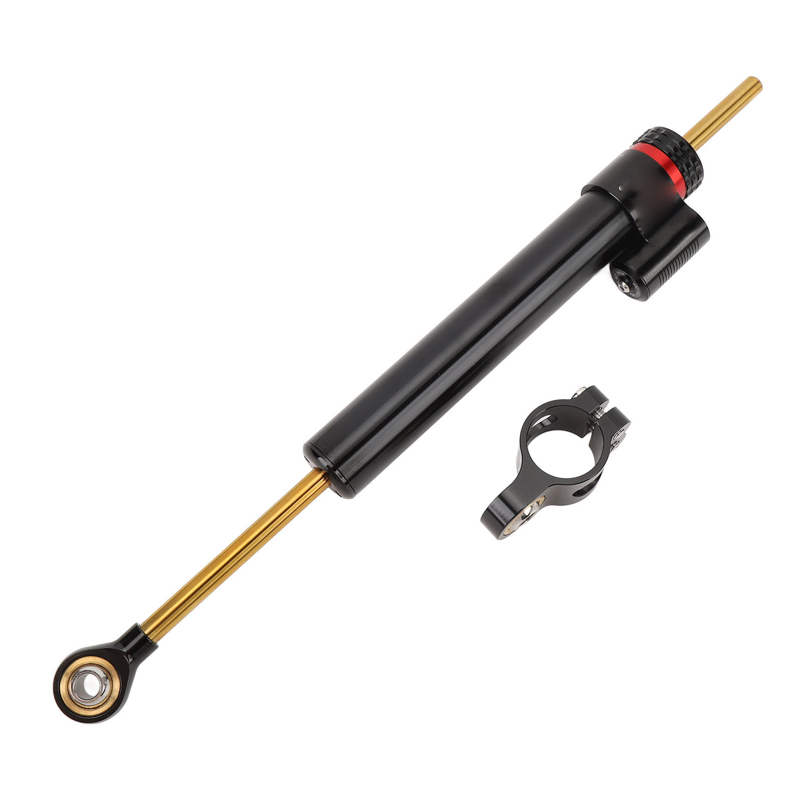 Lenkungsdämpfer Für Motorräder, Stabilisator, Erhöhte Sicherheit, Verbesserte Stabilität, Präzise Steuerung, Aluminiumlegierung, Verstellbar, Schwarz