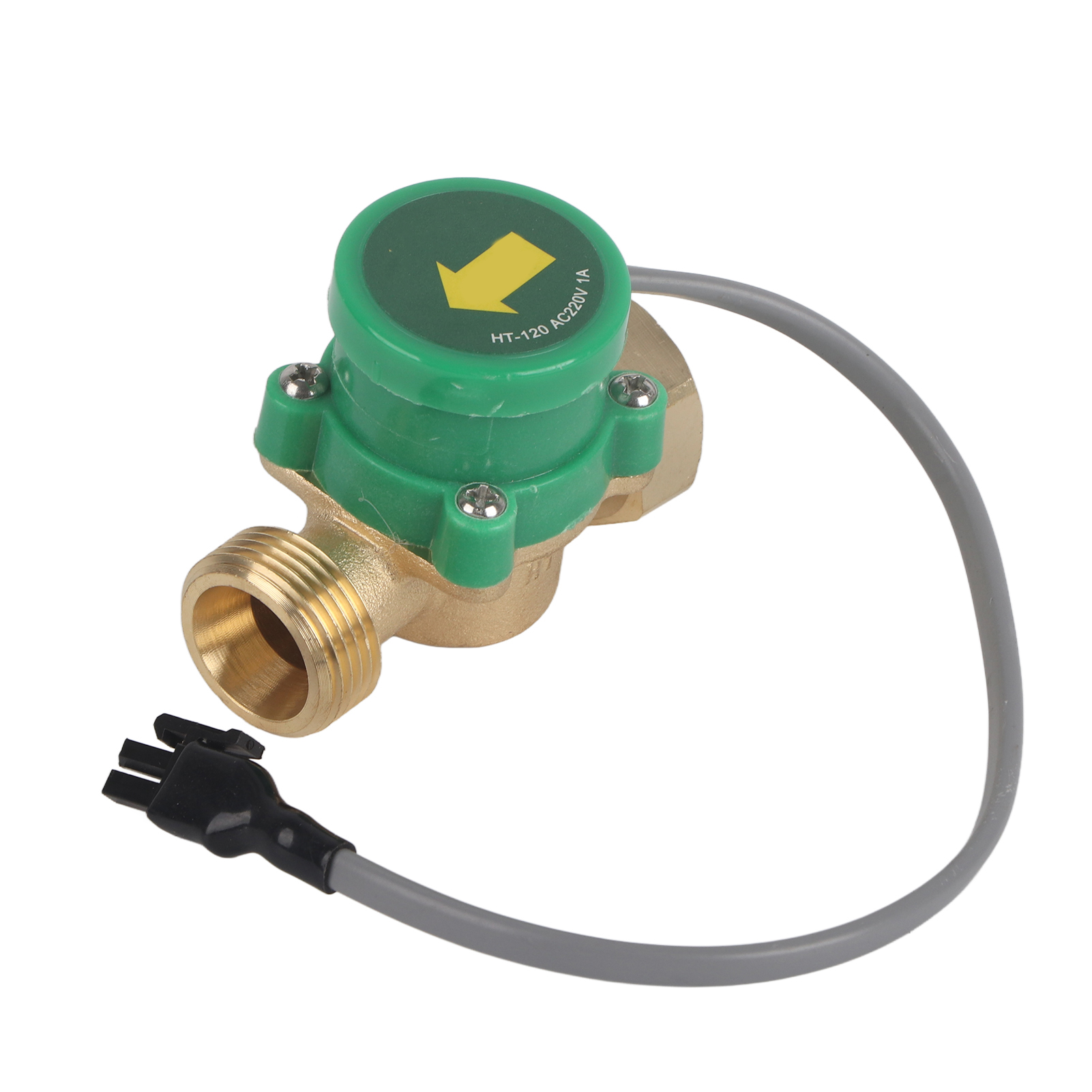 1 Durchflusssensor Für Wasserpumpe Ht-120 Ac220v 1a, G3/4"-3/4" Gewinde.