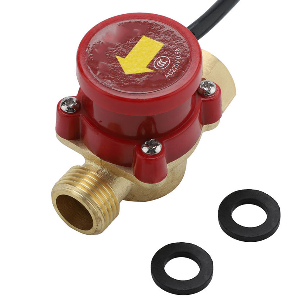 Pumpendurchflussschalter, Hochtemperaturbeständiger Wasserschalter, Robuste Ausführung, G1/2" - 1/2" Für Die Druckbeaufschlagung Von Hauswasserhähnen