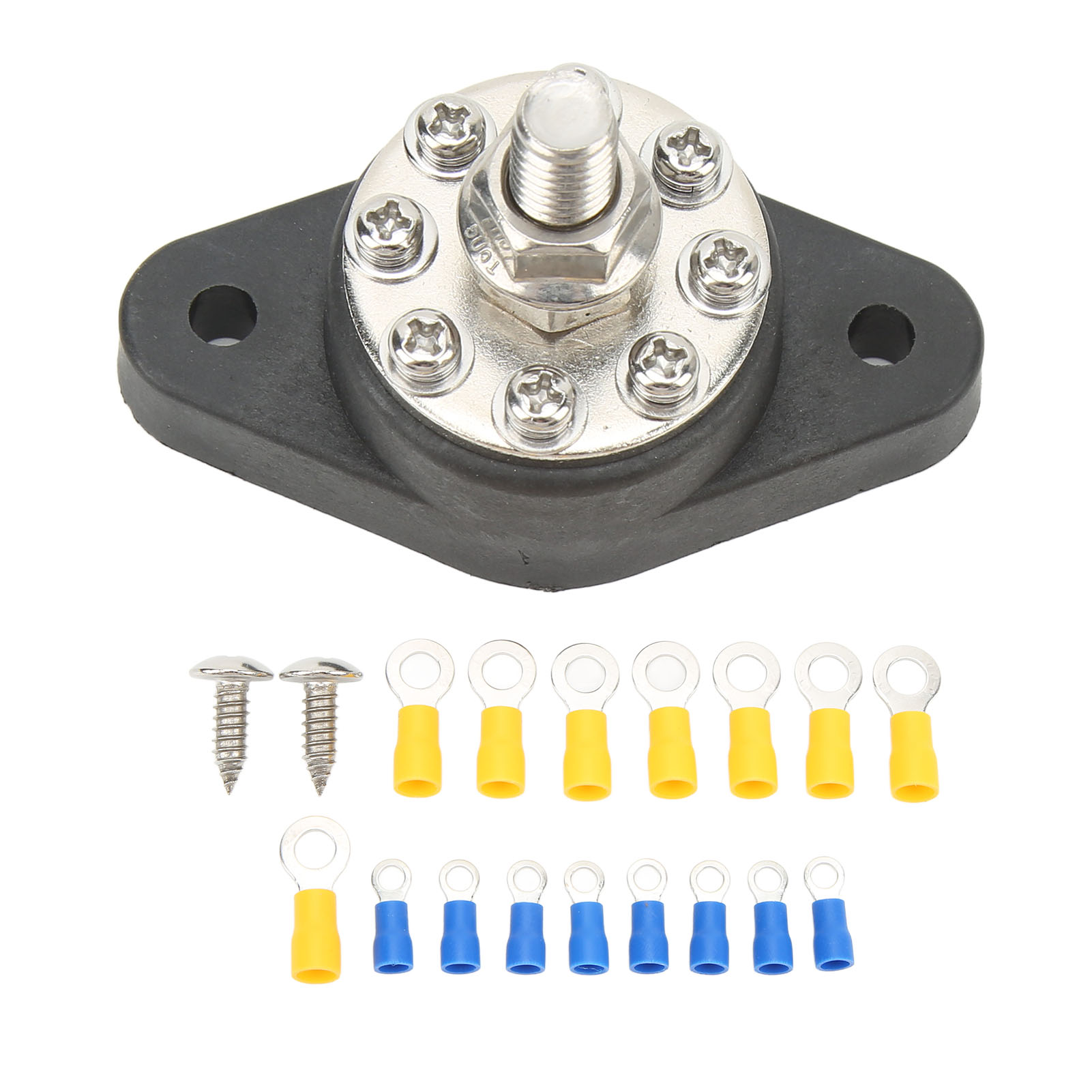 8-poliger 3/8" M10 12v-48v 160a Universal-stromverteilerblock Für Autos, Wohnmobile, Boote Und Lkws