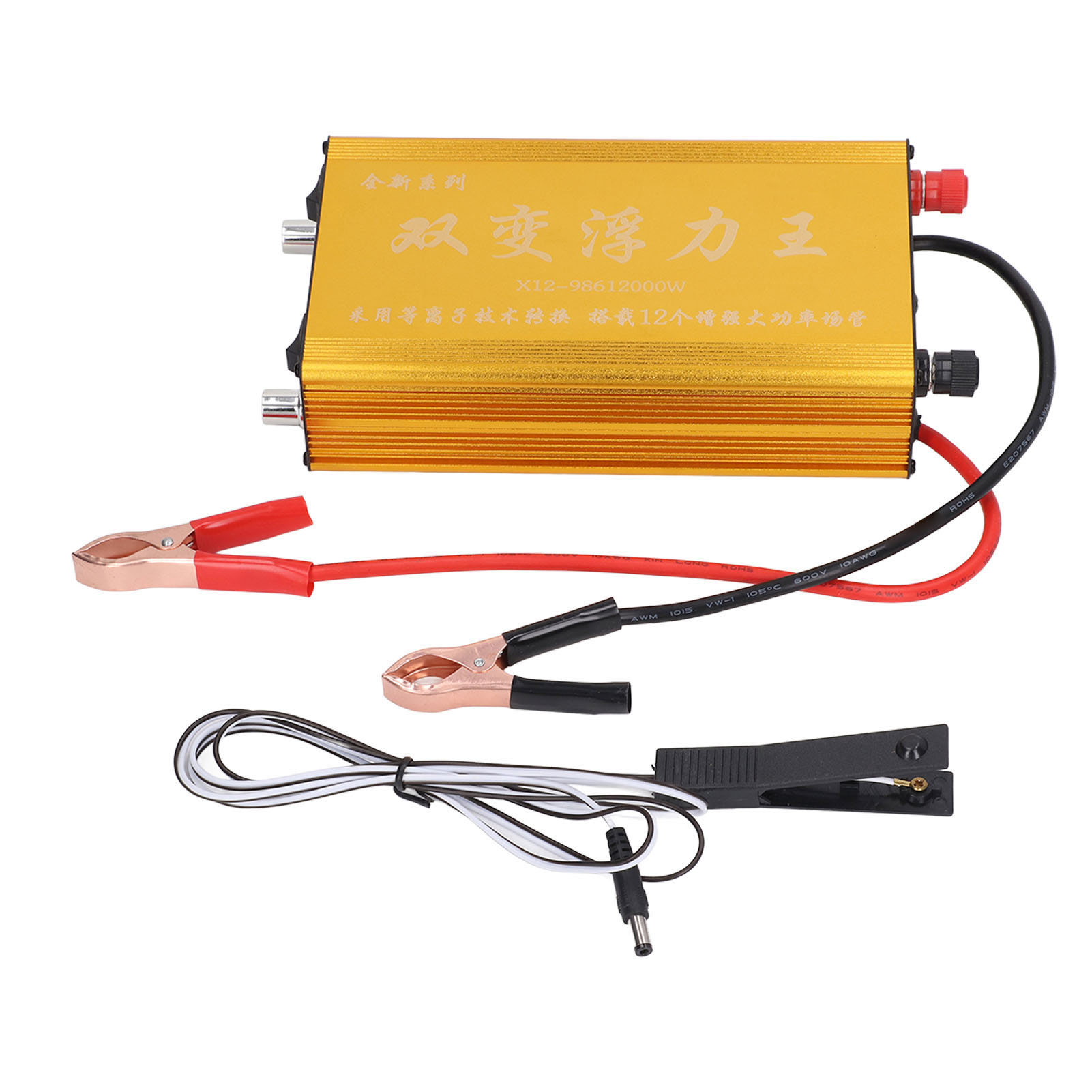 12.000-w-energiespar-batterie-wechselrichter Aus Aluminiumlegierung, Dualer Variabler 12-v-booster