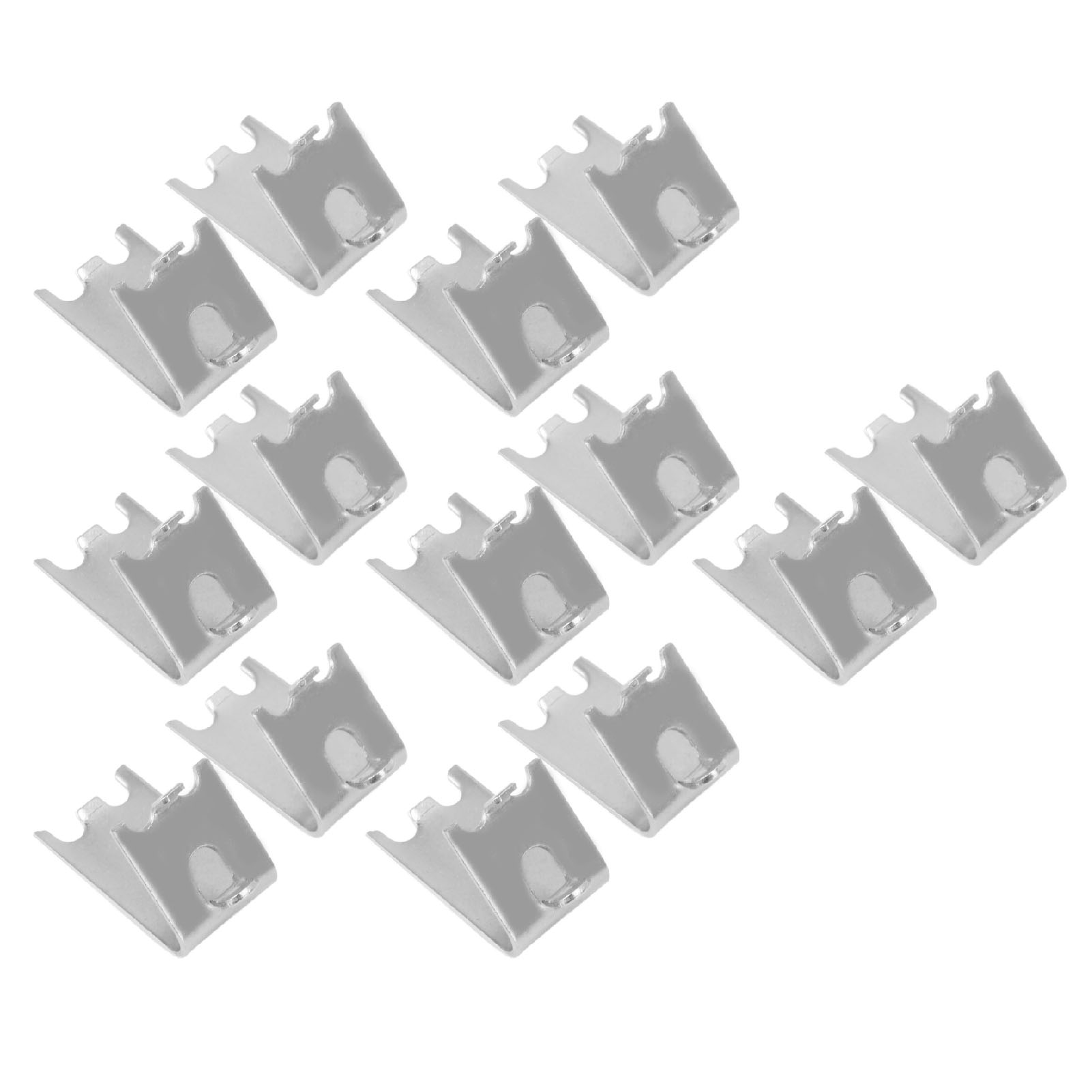 14 Befestigungsklammern Für Gefrierfachablagen (1,5 Mm) Aus Edelstahl 304 Mit Schlaufe Zur Unterstützung Des Kühlschranks.
