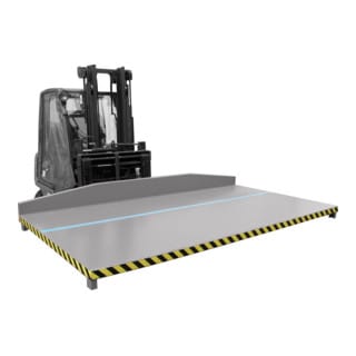Bauer Restgitter-Palette RGP-3, lackiert, Mausgrau