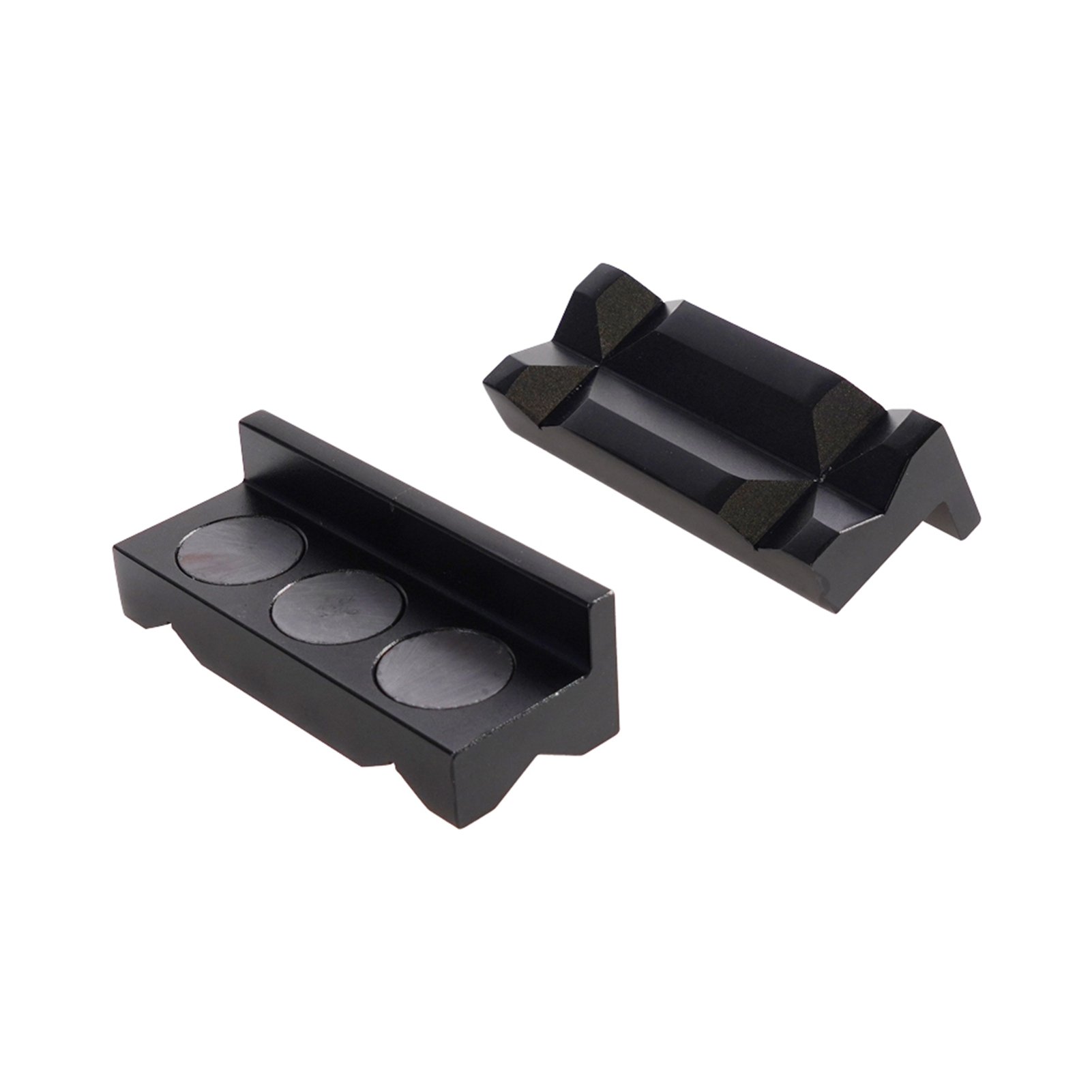 Schraubstockbackenschutz, 10 Cm (4 Zoll) Große, Magnetische Mehrzweck-schutzeinsätze Aus Aluminium, 2er-set