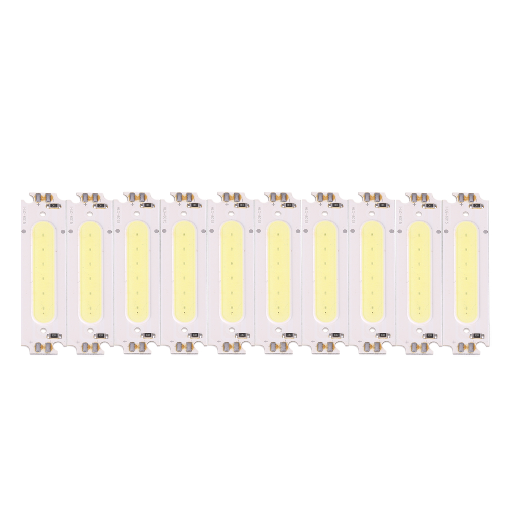Packung Mit 10 12v Dc 2w Cob-leds Für Die Fahrzeugbeleuchtung (weiß)