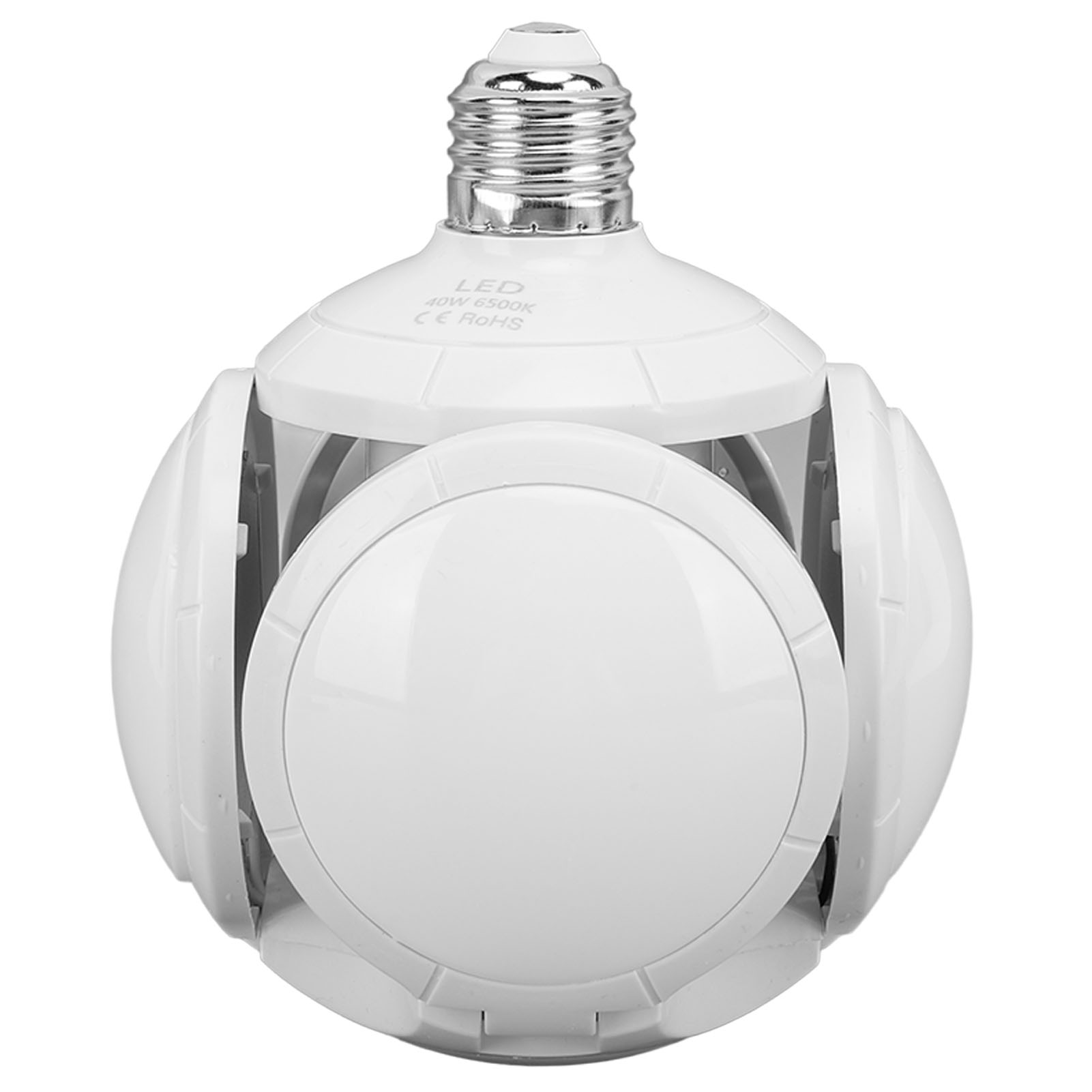 Faltbare Led-lampe In Form Eines Fußballs, Aus Abs Und Acryl, 85-265 V, E27/e26 Sockel, 40 W, Weiß, Für Den Einzelhandel.