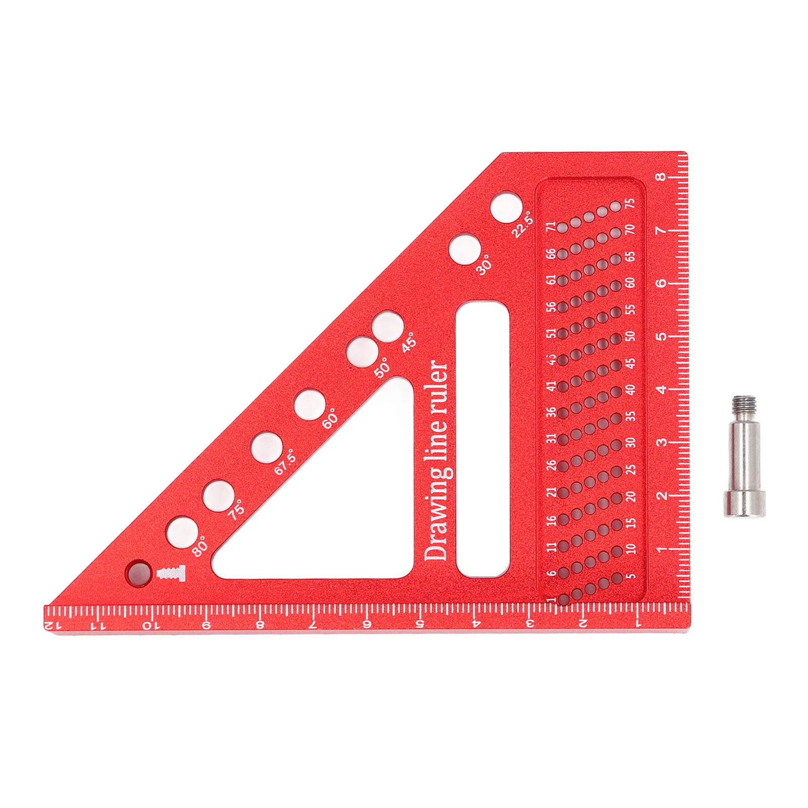 Kleiner, Integrierter Zimmermannswinkel Aus Aluminiumlegierung, 90°-winkel, Mini Für Die Holzbearbeitung