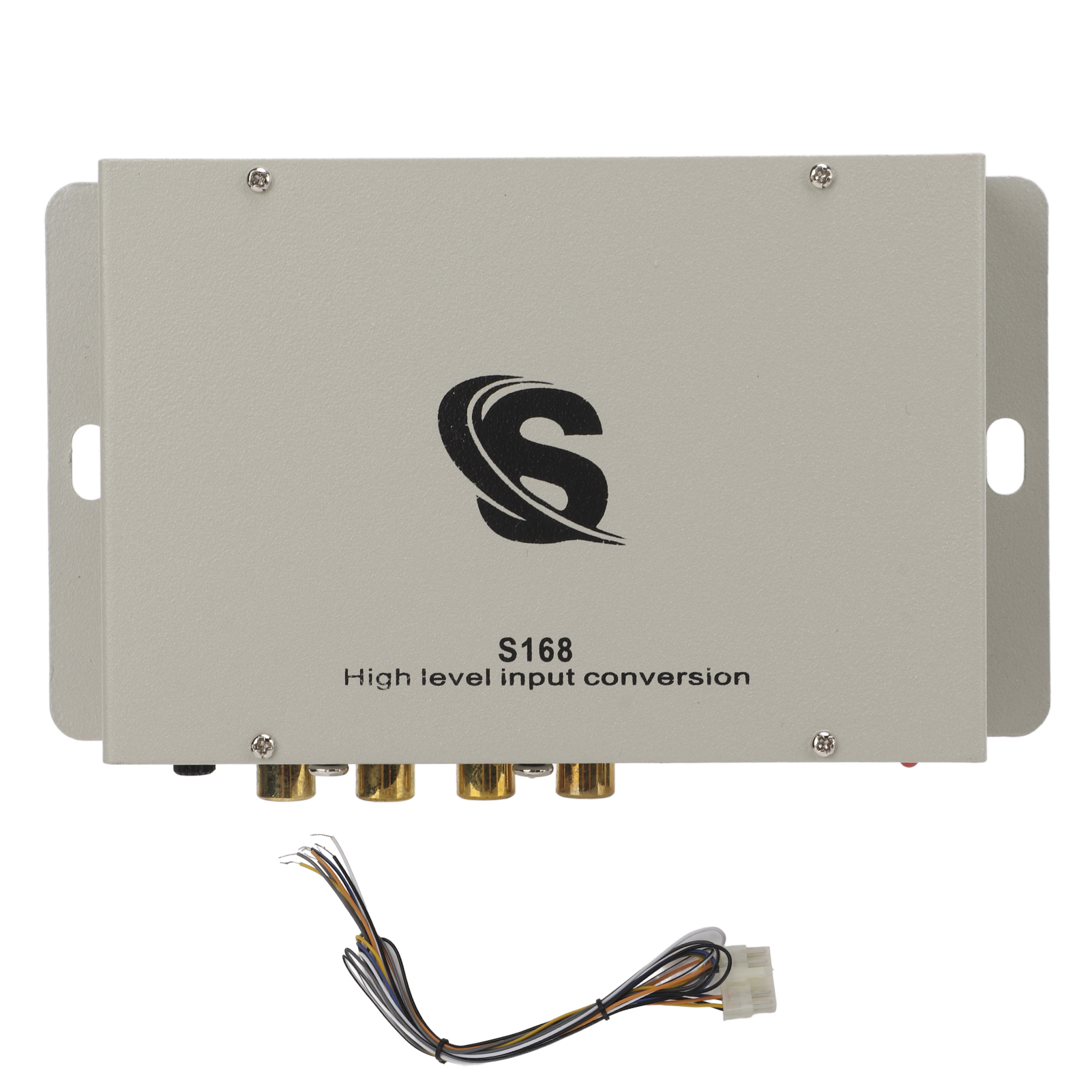 Auto-line-ausgangswandler, 2-zu-4-integrierter Schaltkreis, Rem-funktion (rauschunterdrückung), Sprachfrequenzregler (höhen/bässe), 12v Dc-netzteil.
