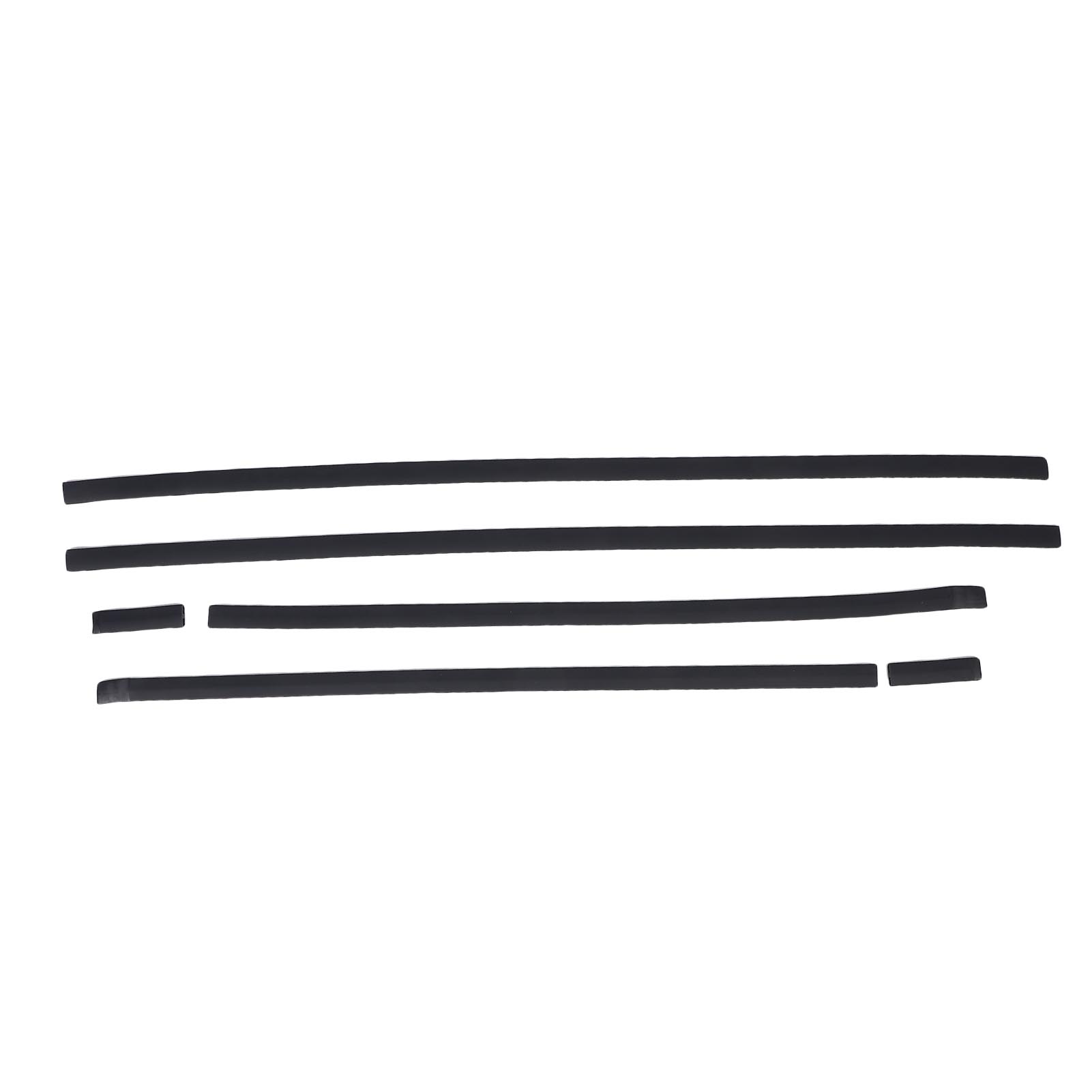 6er-set Dachseitenleisten Für Autos, Reduziert Windgeräusche, Aus Witterungsbeständigem Gummi, Einfache Montage 75551-35080 75552-35070