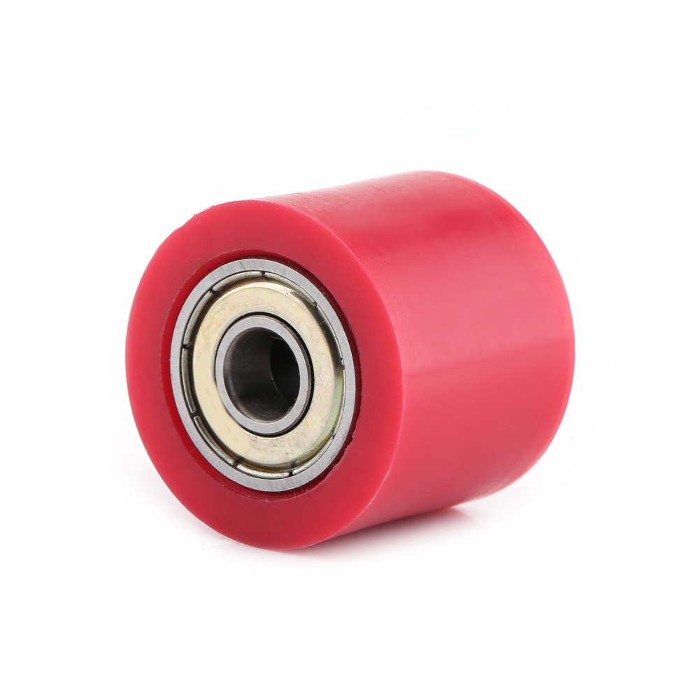 8-mm-antriebskettenspanner, Kettenführung Für Motorrad, Quad Und Rennrad (rot)