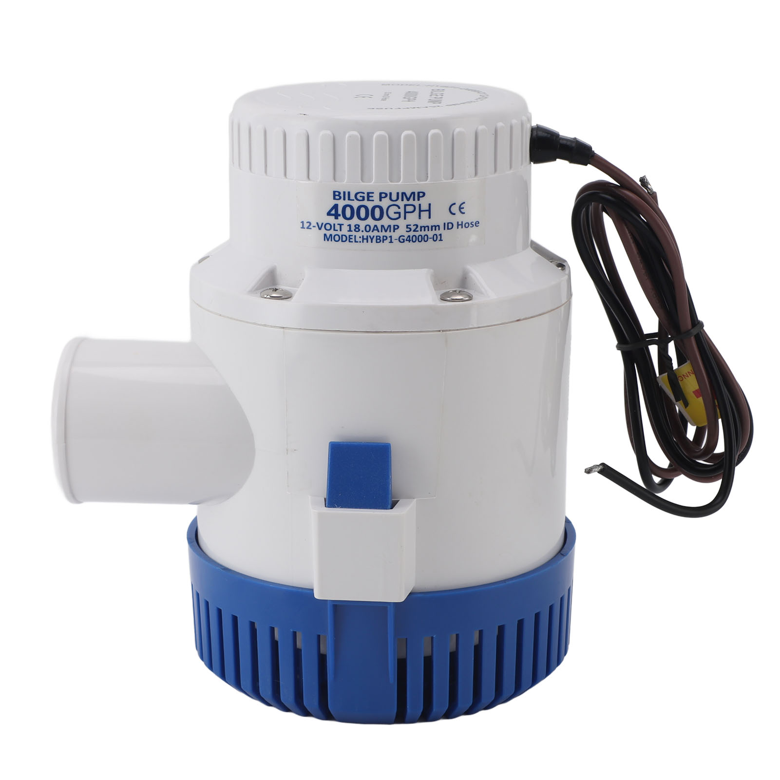 Automatische Tauchpumpe 4000 Gph (1514 L/h) Elektrisch Gleichstrom Zum Entleeren Von Schwimmbecken, Springbrunnen, Whirlpools, Gartenteichen Oder Kellern (12 V).