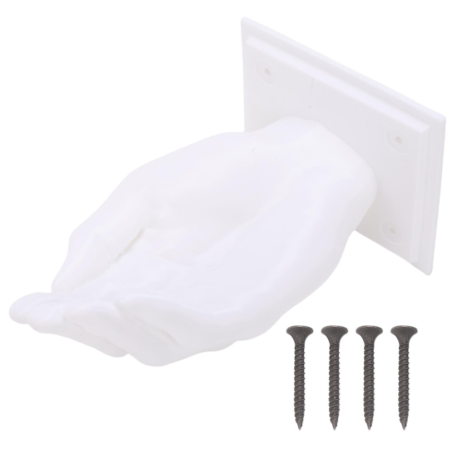 Kreativer Und Multifunktionaler, Handförmiger Wandhaken, 3d-gedruckt, Schlüsselhalter Für Mantel, Tasche, Handtuch Und Schlüssel (weiß).