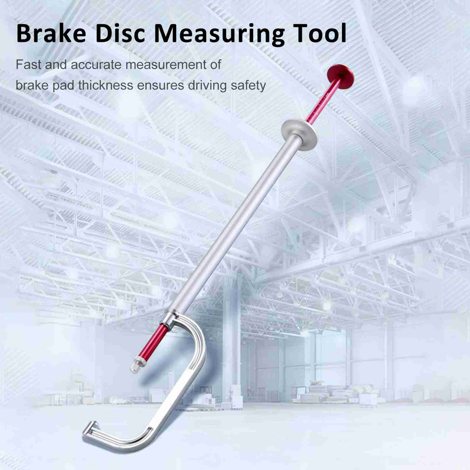 Messwerkzeug Für Die Bremsscheibendicke, Messschieber, Schnelle Und Genaue Messung Von 0 Bis 110 Mm, Aluminiumlegierung Für Motorräder, Autos Und Nutzfahrzeuge.