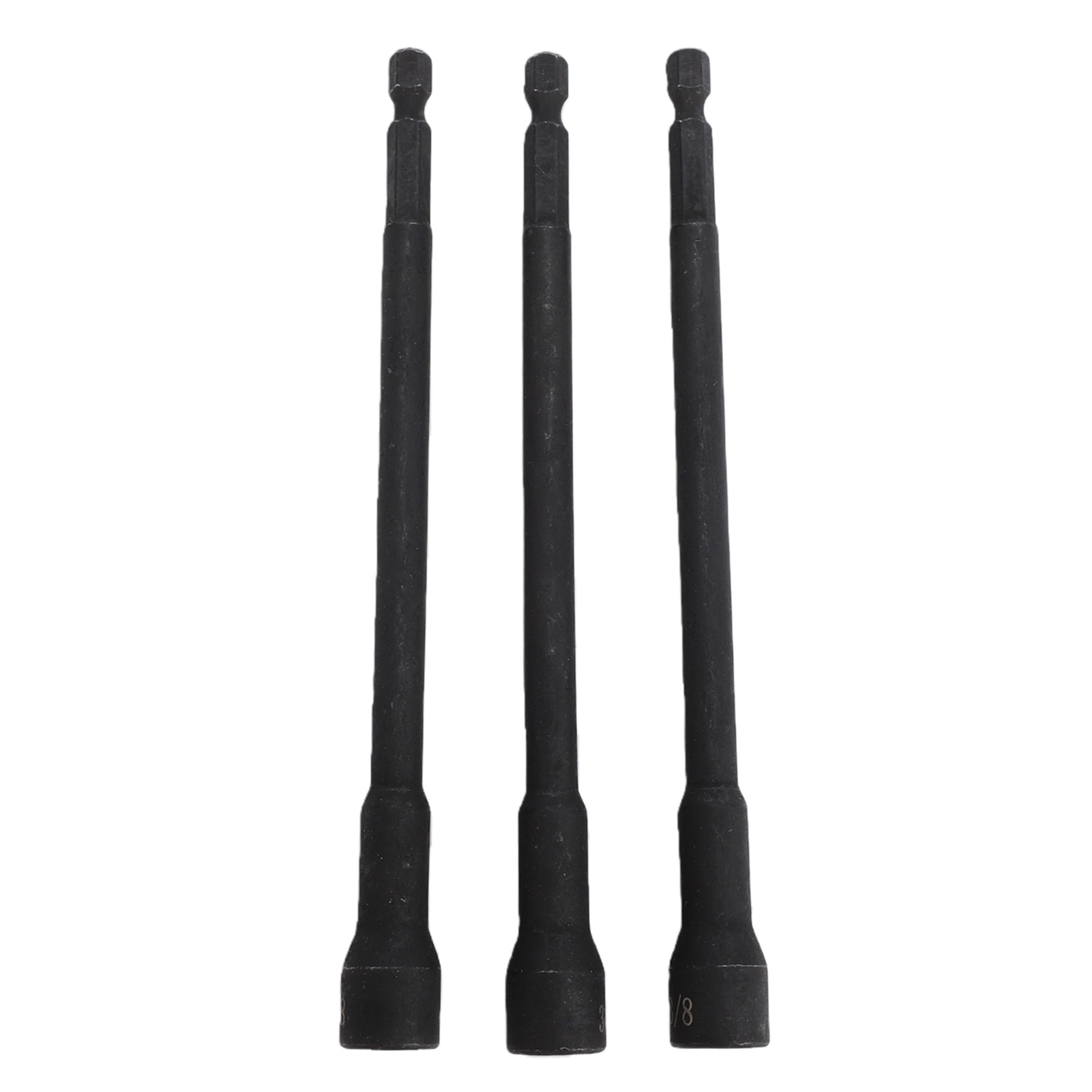 Set Mit 3 Magnetischen Schraubendrehern Mit 3/8"-sechskantaufnahme (6,35 Mm Schaft) Für Bohrmaschine, Druckluftschrauber Und Schlagschrauber