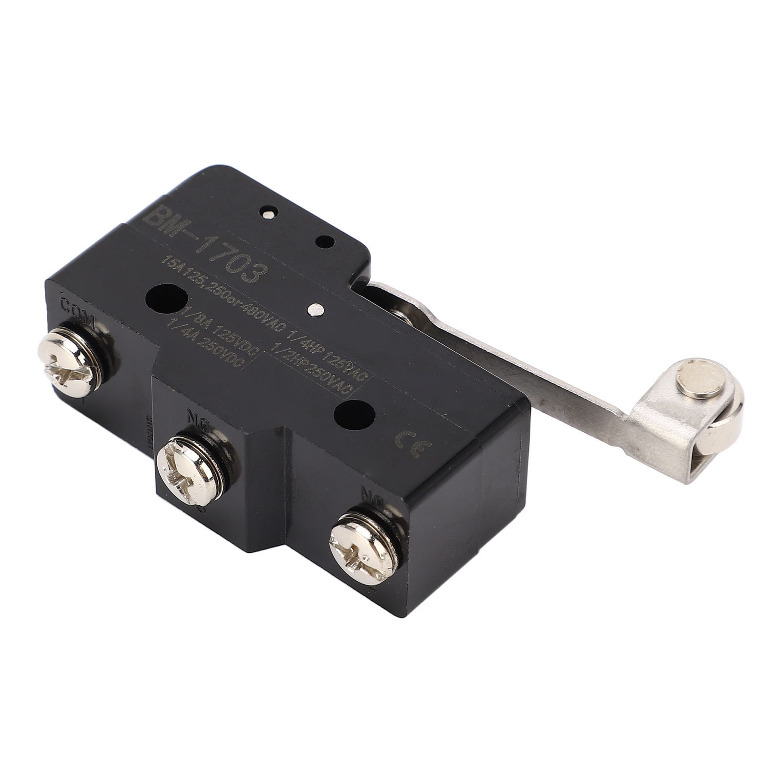 2 Versilberte Mikro-endschalter, Kupferleiter, No+nc-gelenkrollenhebel, 250 V Wechselstrom