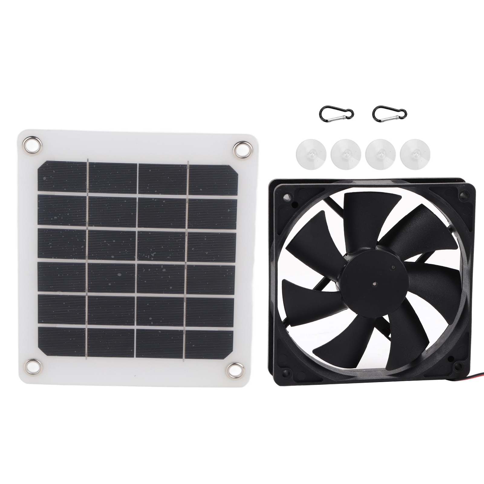 6v 10w Solarpanel-außenventilator Mit Usb-ladefunktion, Für Gewächshaus Oder Hühnerstall