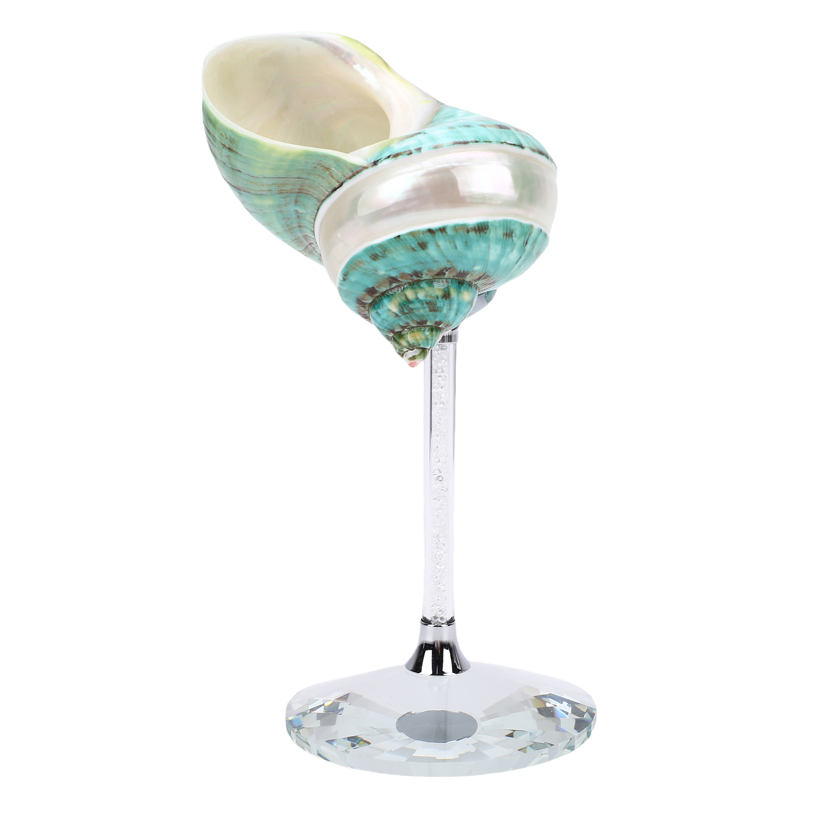 Poliertes Muschel-weinglas, Origineller Und Kreativer Kelch Für Cocktails, Ideal Für Hochzeiten Und Bars (grün).