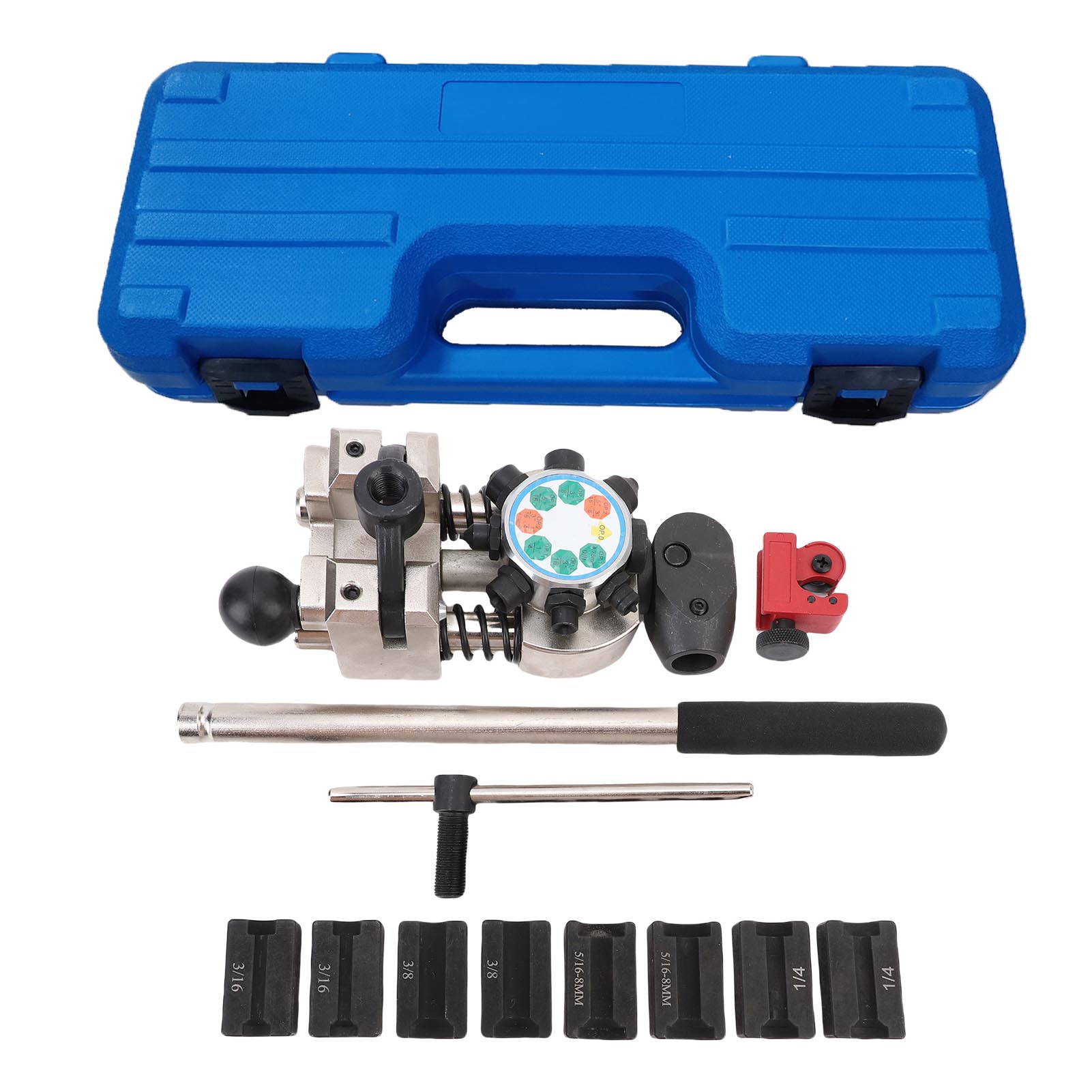 Professioneller Werkzeugsatz Zum Bördeln Von Bremsleitungen, Einfacher Und Doppelter 45-grad-bördelsatz Für 3/16", 1/4", 5/16" Und 3/8" Stahl- Und Kupferrohre