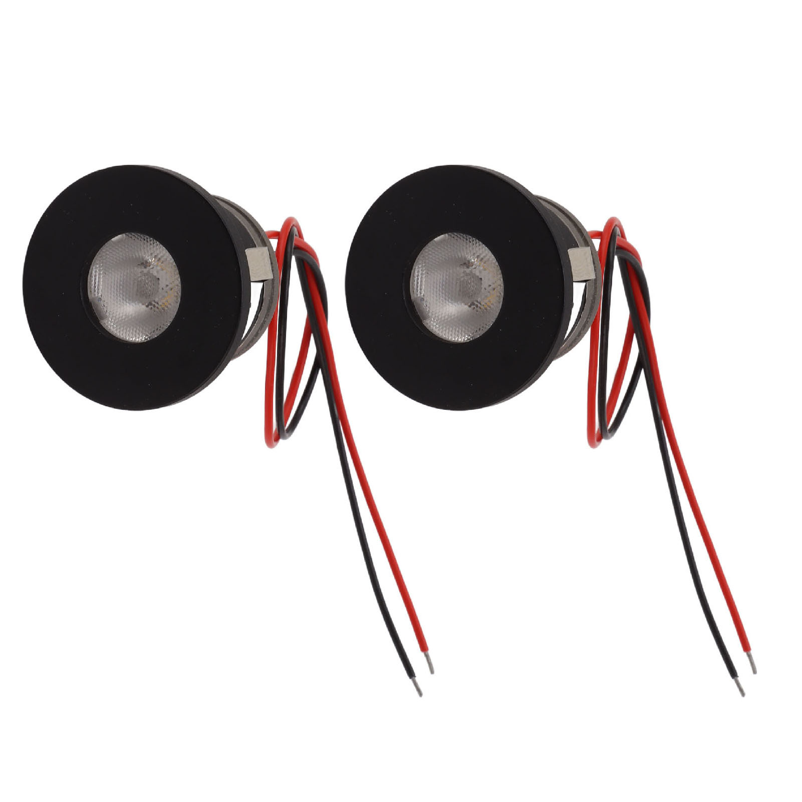 Set Mit 2 Mini-led-einbaustrahlern, 15° Abstrahlwinkel, 1 W, 80 Lm, Kompakte Größe, Ideal Für Schmuckdisplays, 12 V Dc