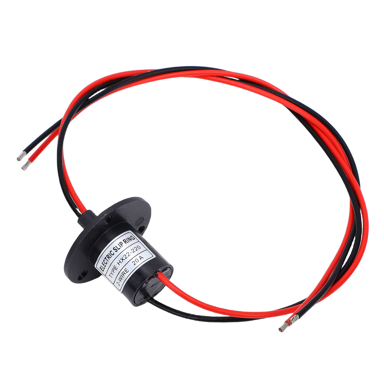 20 A, 250 U/min, 2-adriger Elektrischer Schleifring, 360° Drehbarer Motoranschluss, 22 Mm Durchmesser