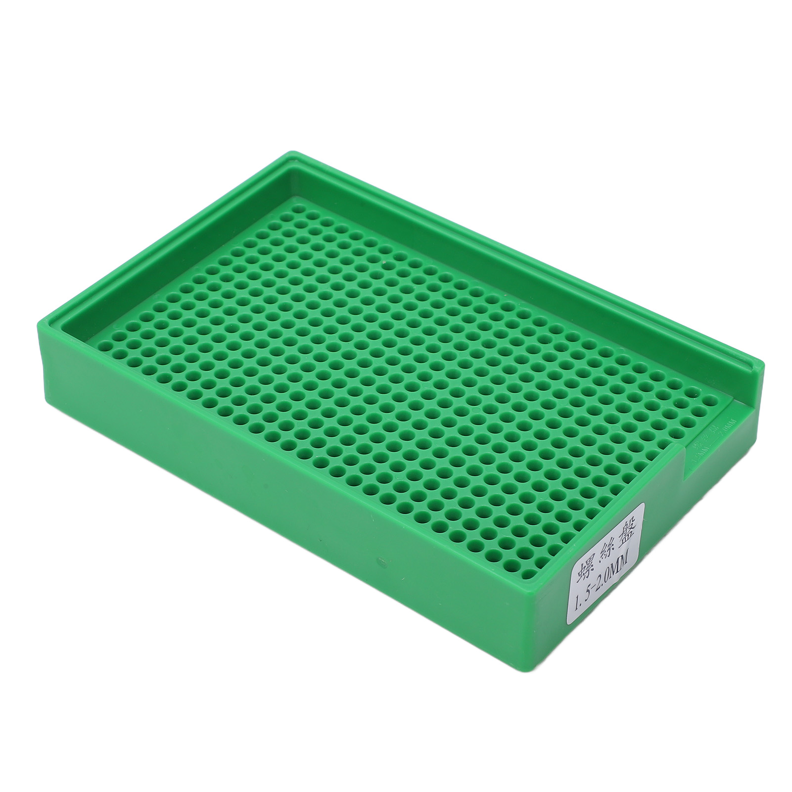V-förmige Schraubenablage Mit Mehreren Löchern, Organizerplatte Mit Gleichmäßiger Öffnung Für Industrielle Arbeiten 1,5-2 Mm/0,06-0,08 Zoll (459 Löcher)