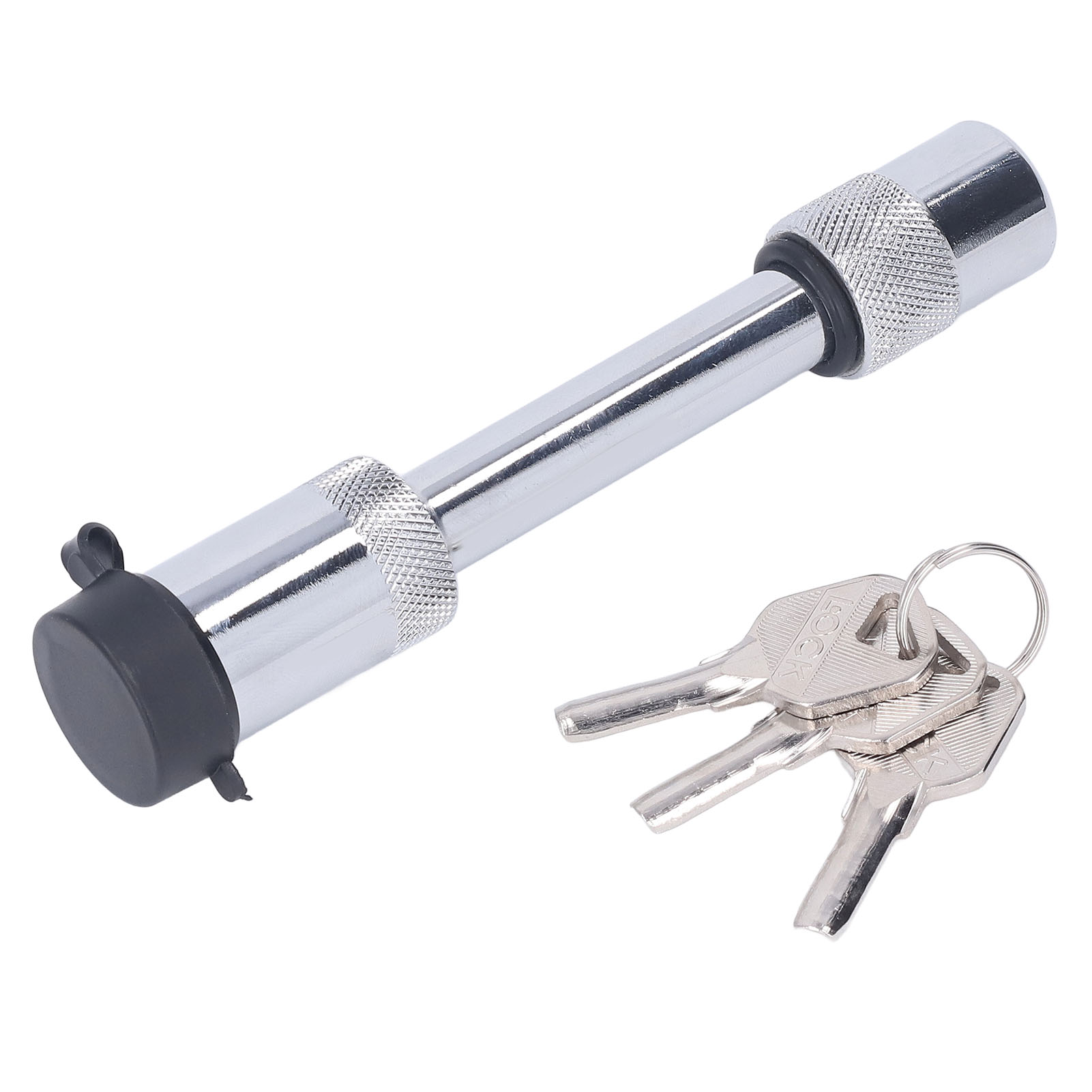 Anhängerkupplungsschloss, 5/8-zoll-bolzen, Edelstahl, Hantelform, Mit 3 Schlüsseln