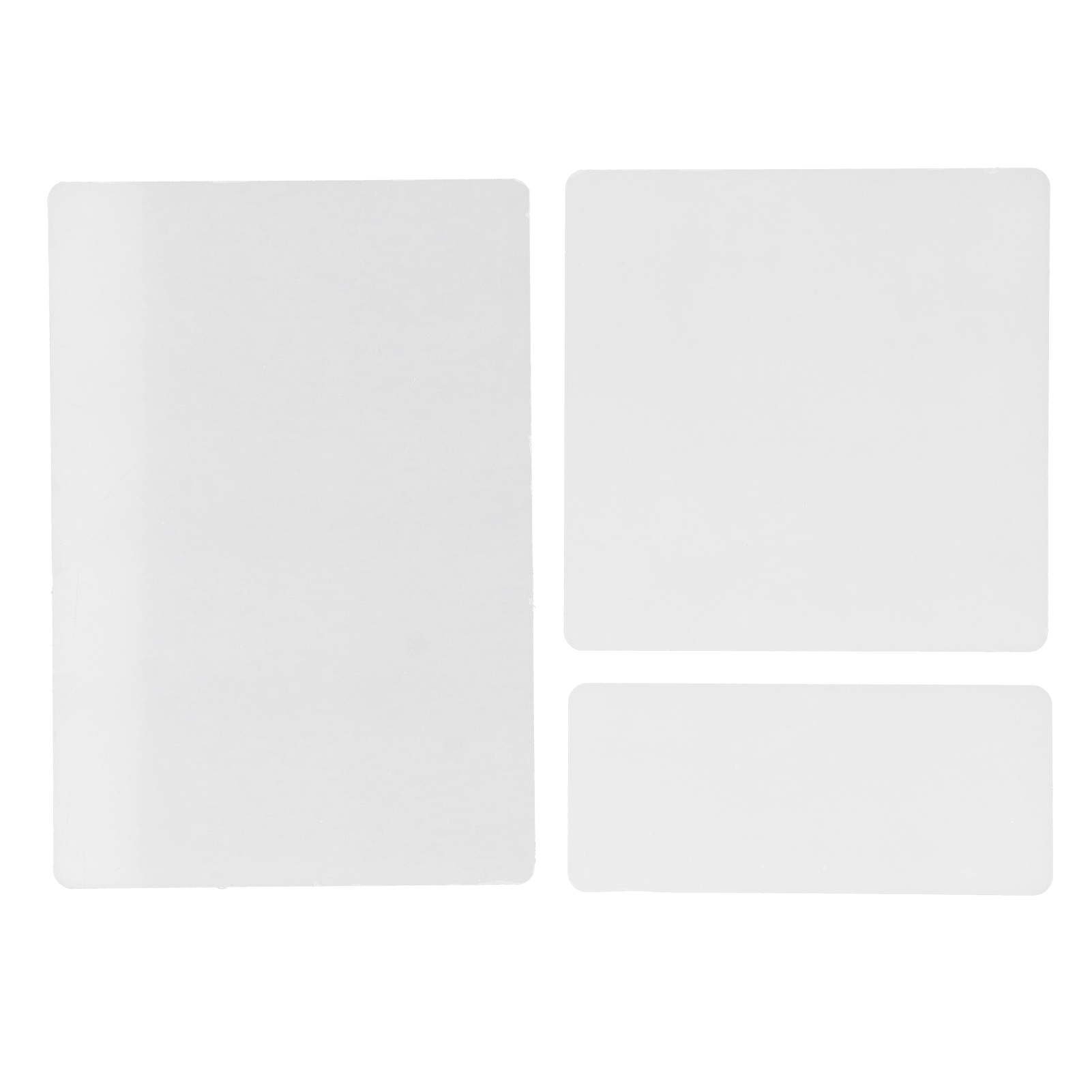 Set Mit 3 Standard-schneideplatten Aus Kunststoff (22 X 15 Cm, 15 X 15 Cm, 15 X 6,5 Cm).