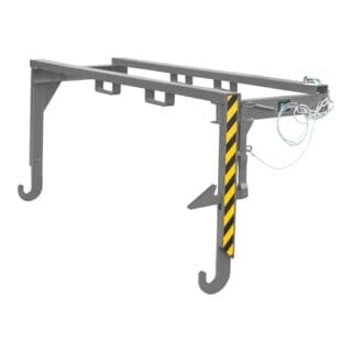 Bauer Traverse für Stapelkipper BST 200, lackiert, Mausgrau