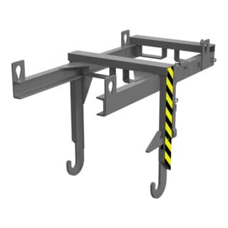 Bauer Traverse für Stapelkipper BKT 30, lackiert, Mausgrau