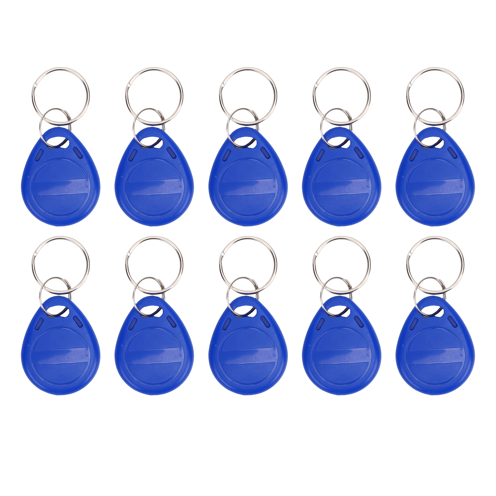 10er-packung Smart-key-fernbedienungen, Kompatibel Mit Den Chips 1386, 1326, H10301 Und T5577. Wiederbeschreibbar, Kontaktlos, Ohne Beschriftung Und Mit Eindeutiger Kennung (uid). Zutrittskontrolle.