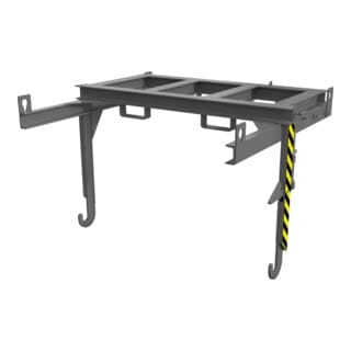 Bauer Traverse für Stapelkipper BKT 150, lackiert, Mausgrau