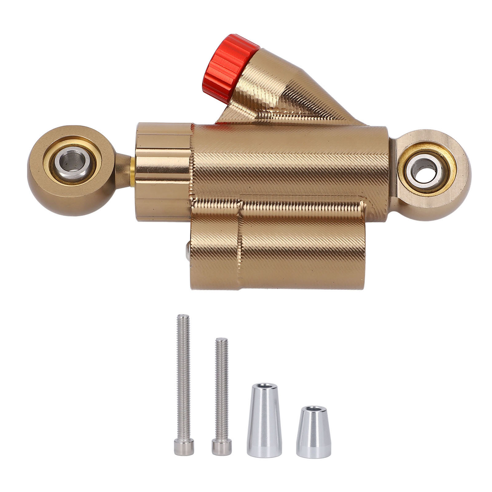 Cnc-verstellbarer Motorrad-lenkungsdämpfer, Universeller Sicherheitsstabilisator Aus Goldfarbener Aluminiumlegierung