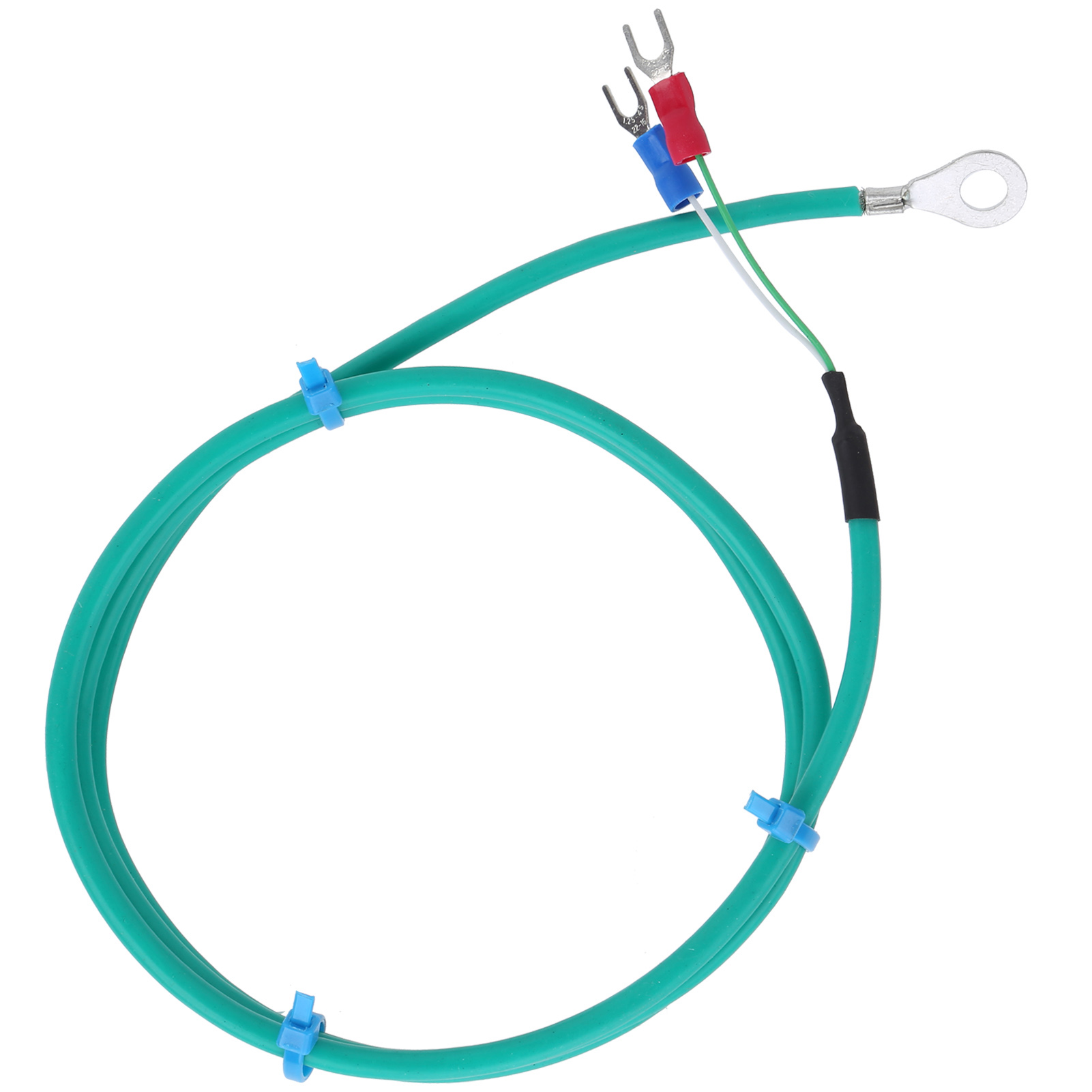 Thermoelement-sonde Typ K, Smd-rundloch-silikon-temperaturmesskabel 0200℃ (1 Meter)