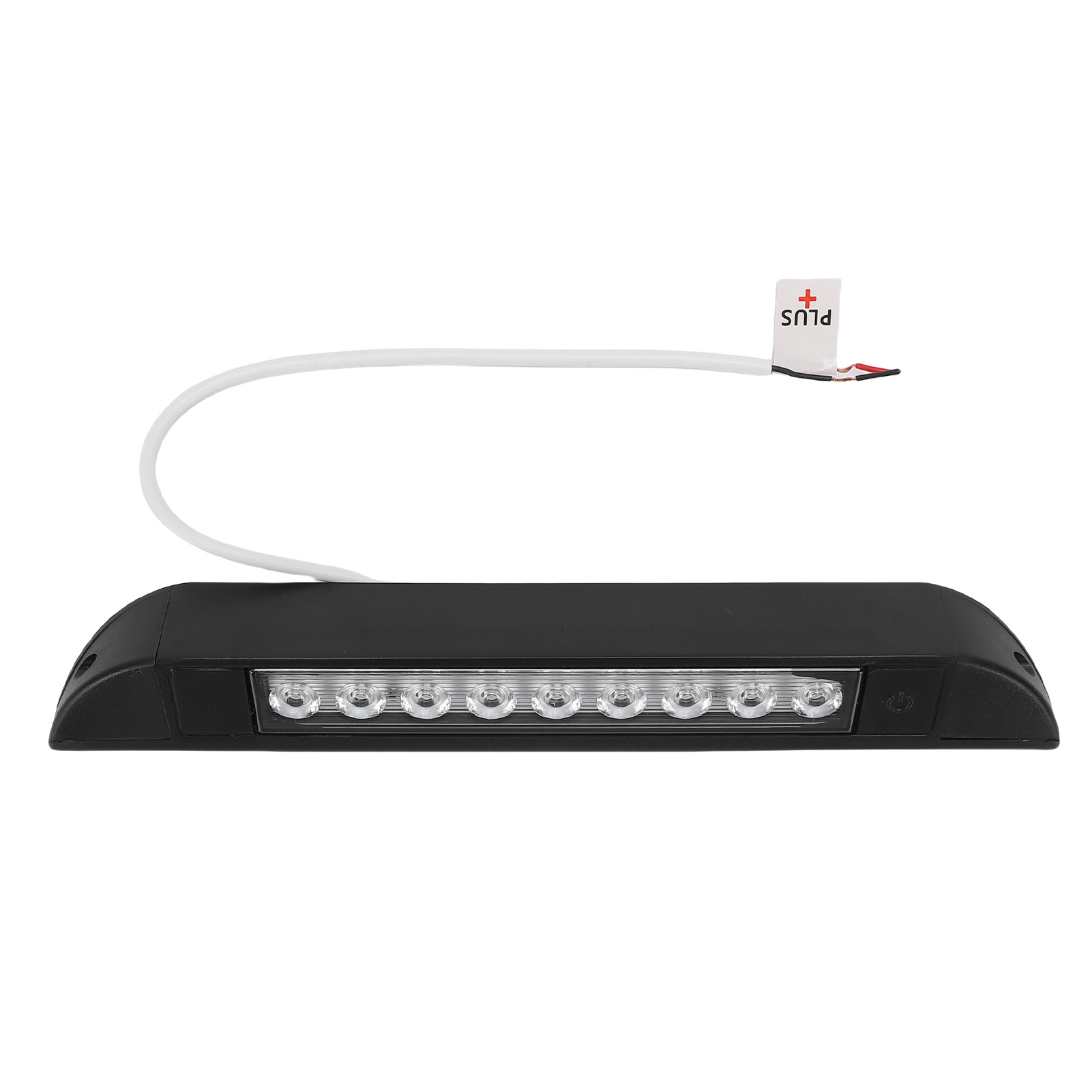 10-zoll-led-scheinwerfer Für Wohnmobilmarkise Und Veranda, 6000 K Kaltweißes Licht, 12 V/24 V Dc, Nach Unten Gerichteter Lichtstrahl, Schwarz Mit Schalter