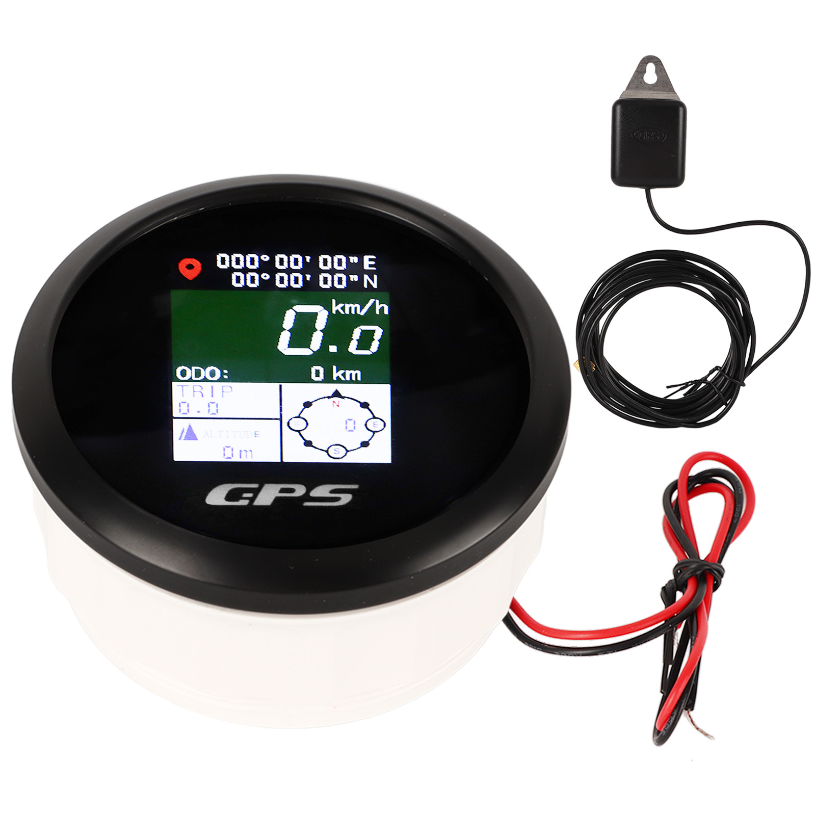 85-mm-gps-tachometer, 9–32-v-tft-bildschirm, Digitalanzeige, Universell Einsetzbar Für Yachten, Wohnmobile Und Motorräder, Schwarzes Zifferblatt